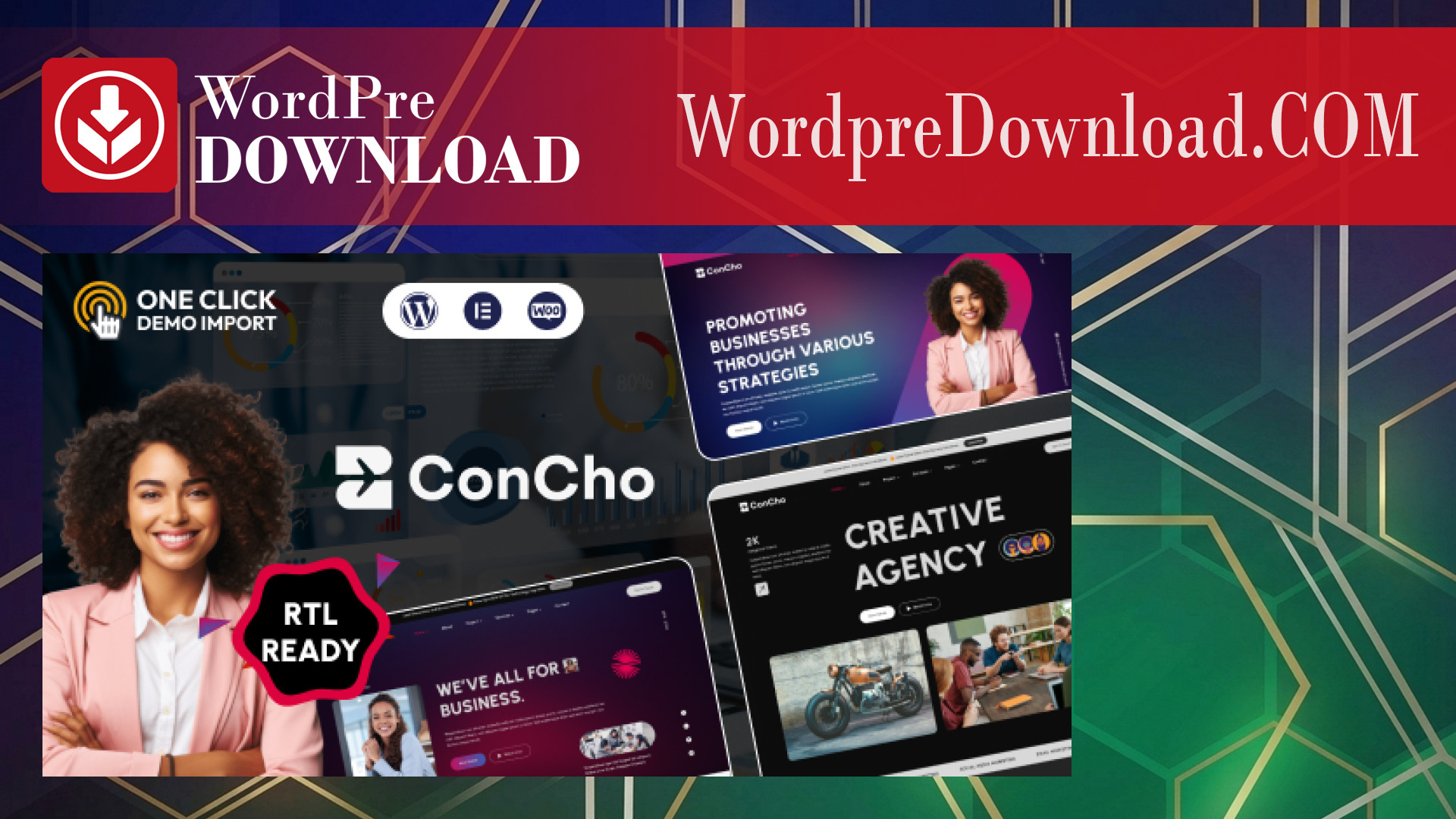 Concho – Business Agency WordPress Theme – WordpreDownload.COM