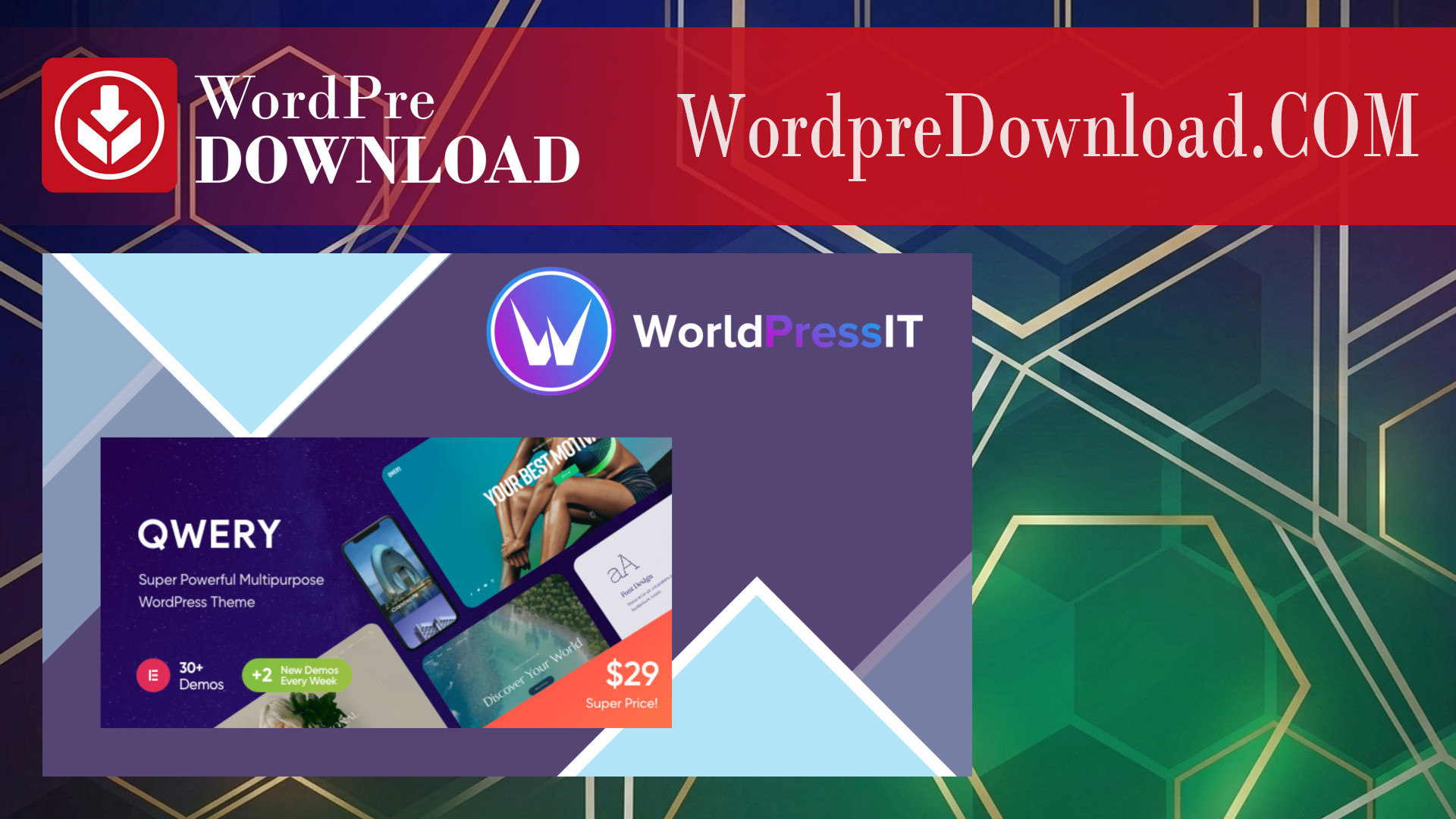 Qwery Multi-Purpose Business WordPress Theme and RTL – WordpreDownload.COM