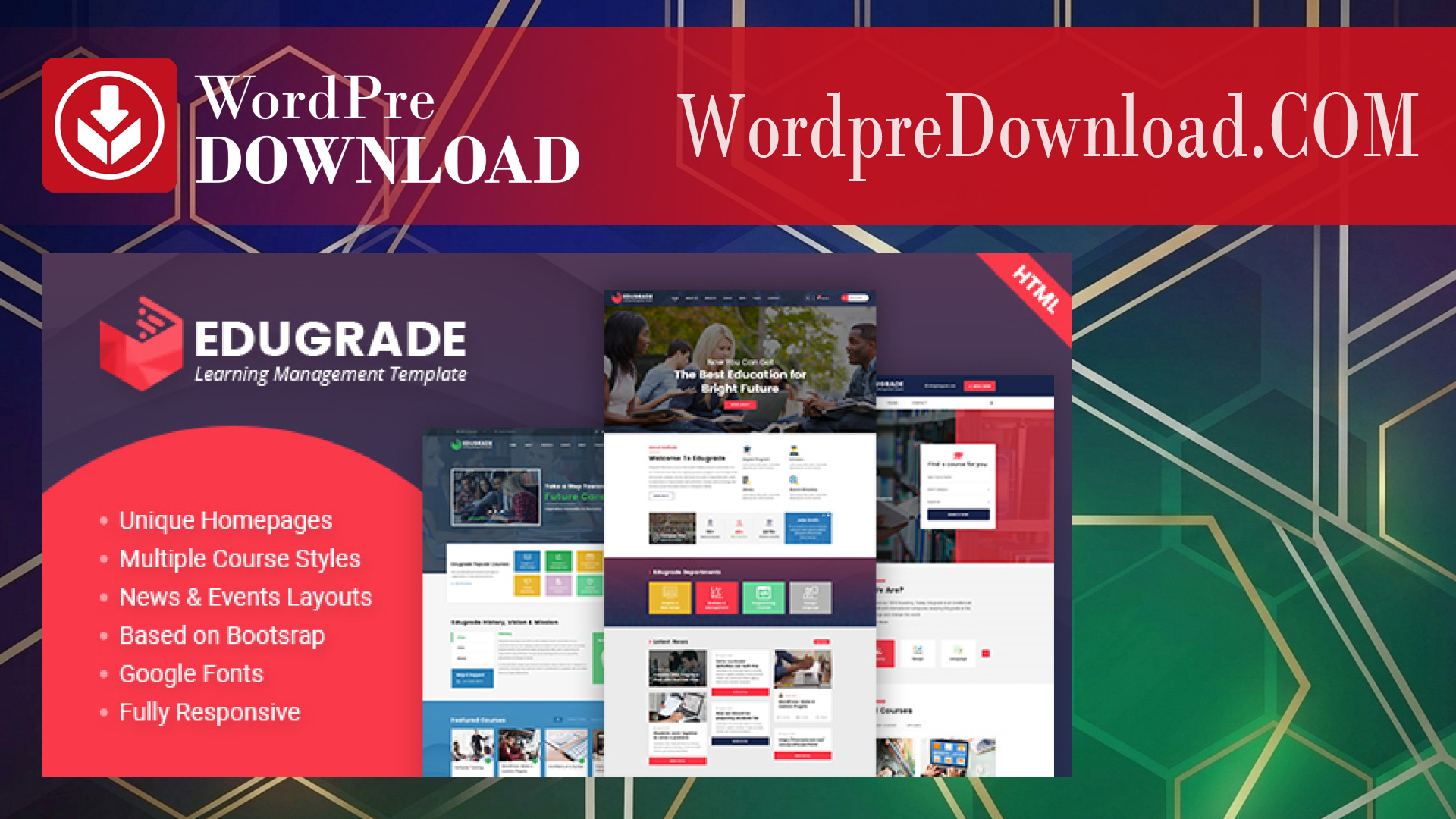 Edugrade – Education WordPress Theme – WordpreDownload.COM