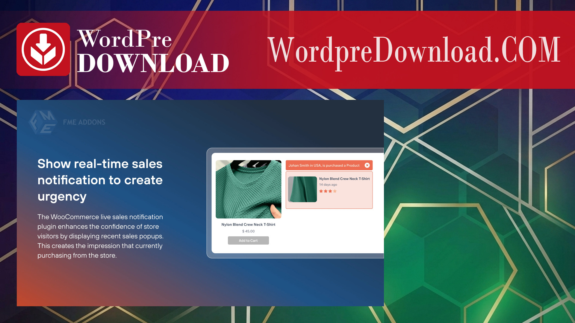 WooCommerce Live Sales Notification – WordpreDownload.COM
