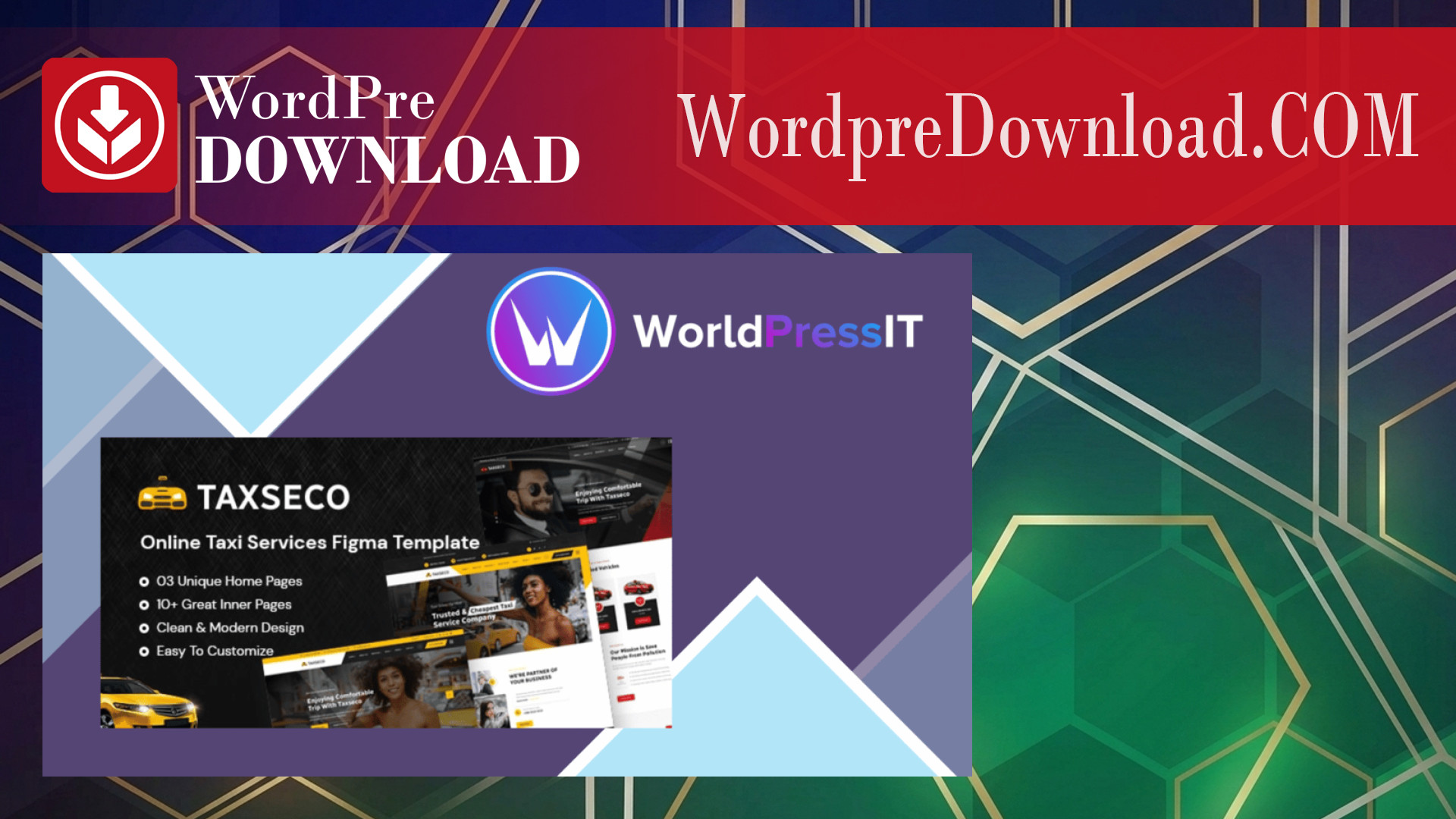 Taxseco – Online Taxi Service WordPress Theme – WordpreDownload.COM