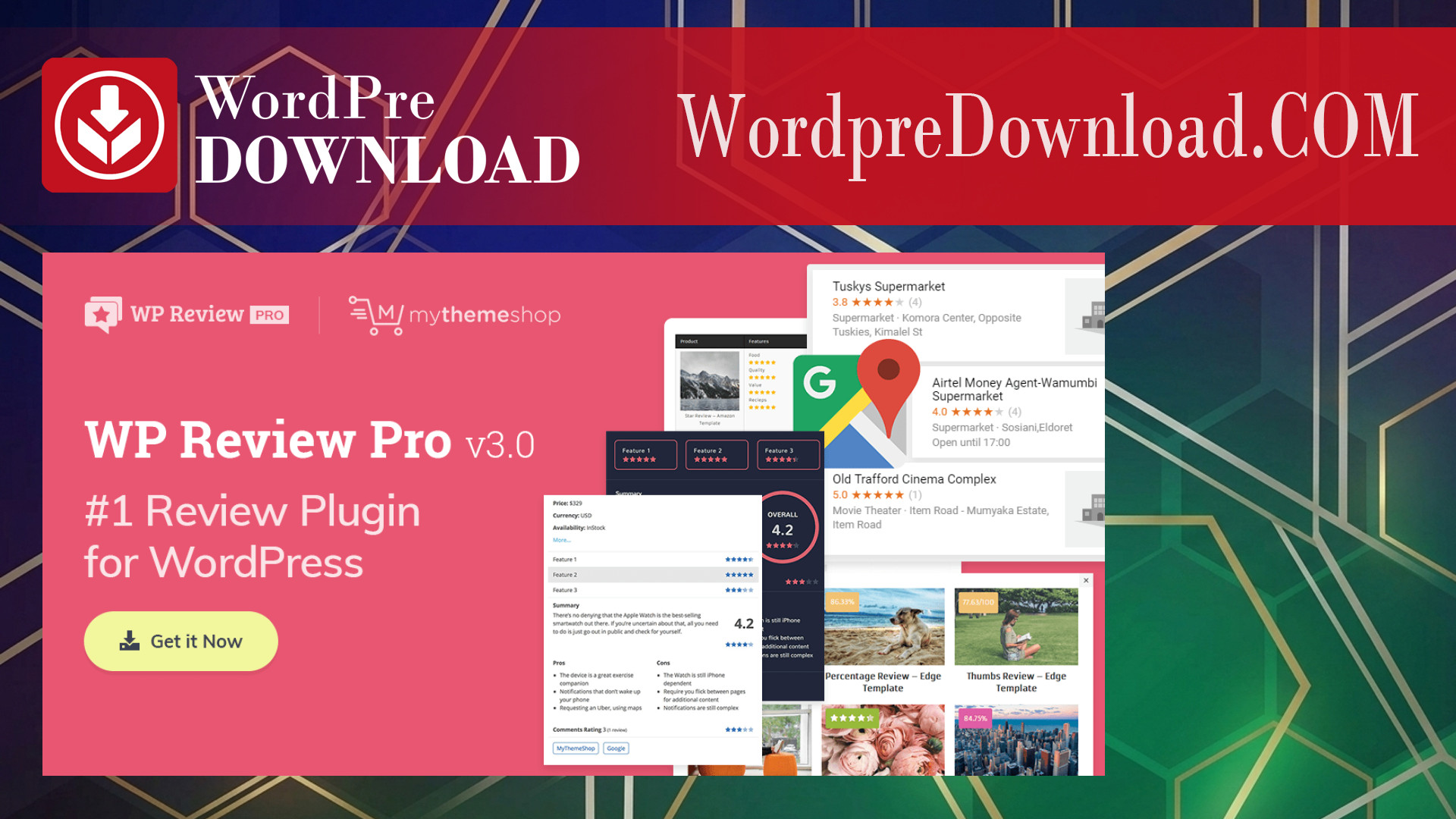 WP Review Pro – MyThemeShop – WordpreDownload.COM