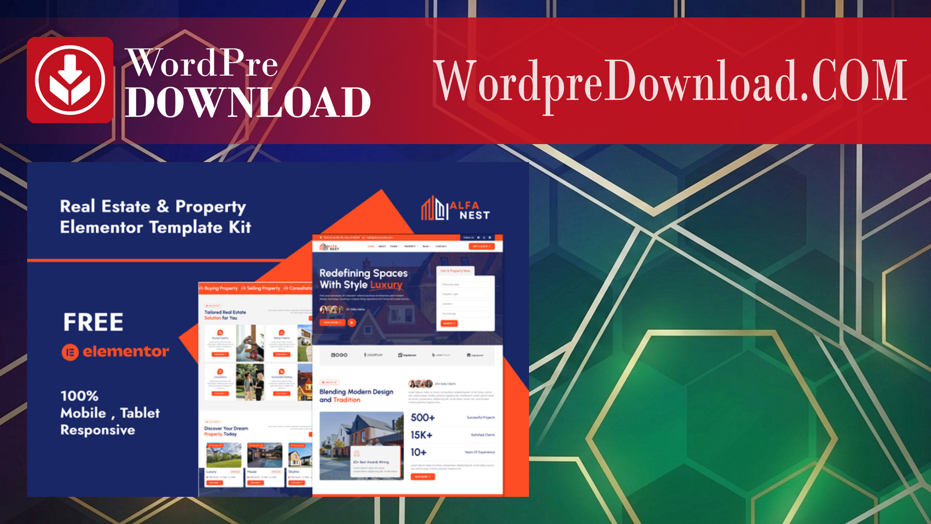 Alfanest – Real Estate and Property Elementor Template Kit – WordpreDownload.COM
