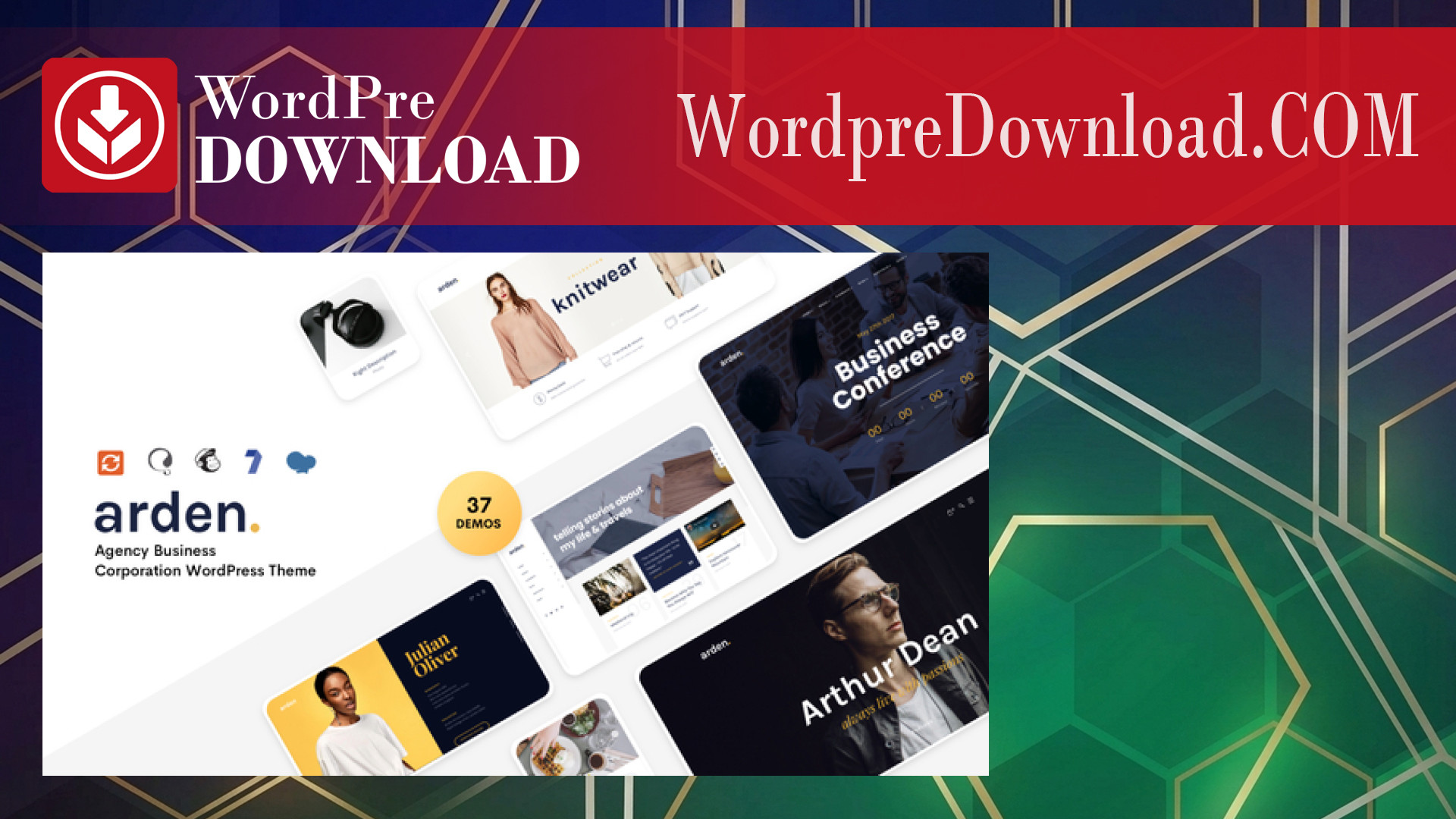 Arden – Agency Business Corporation WordPress Theme – WordpreDownload.COM