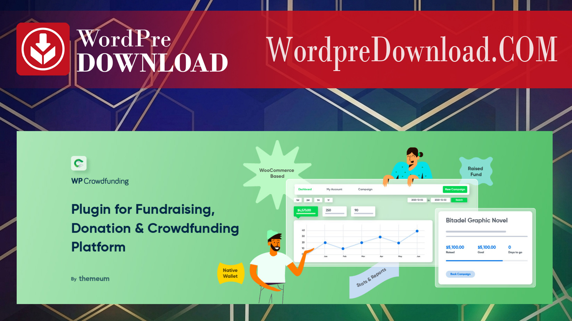 WP Crowdfunding Pro Theme – WordpreDownload.COM