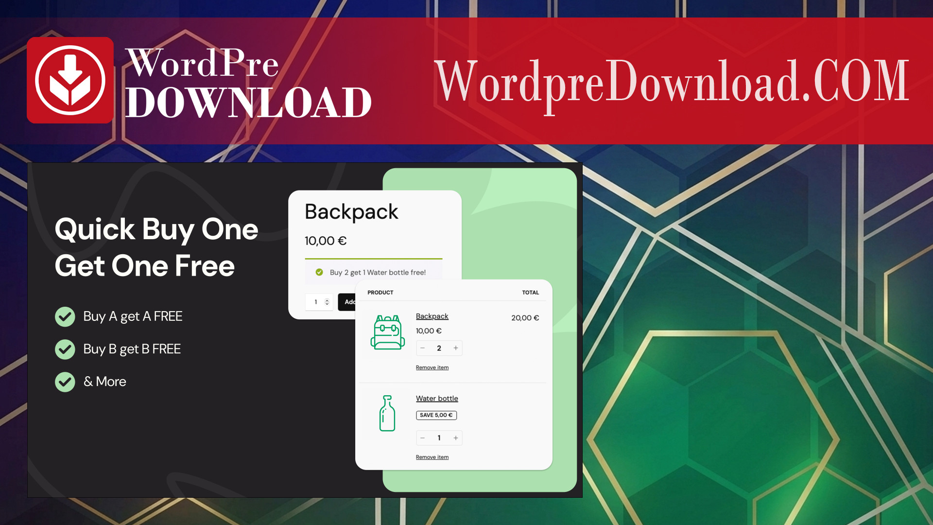 WooCommerce Buy One Get One Free – WordpreDownload.COM