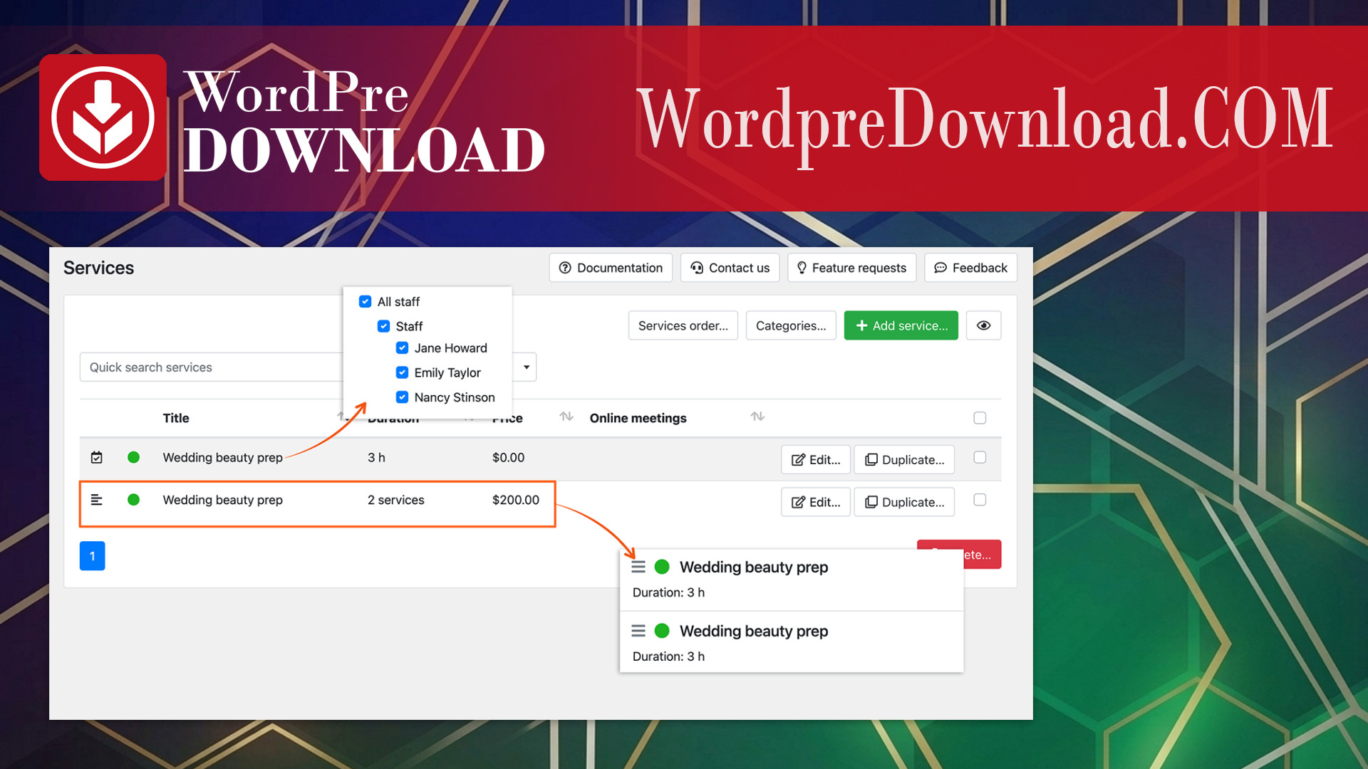 Bookly Collaborative Services Add-on – WordpreDownload.COM