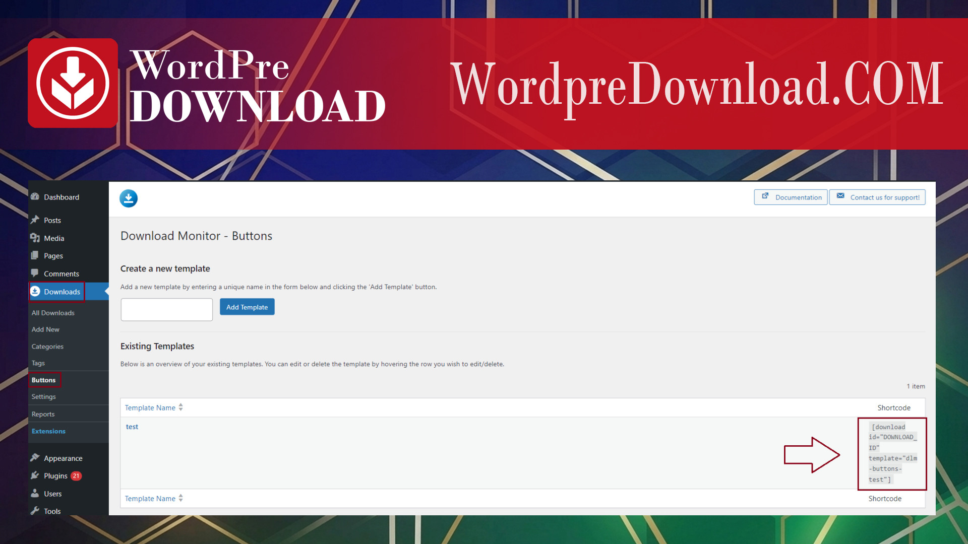 Download Monitor Buttons – WordpreDownload.COM
