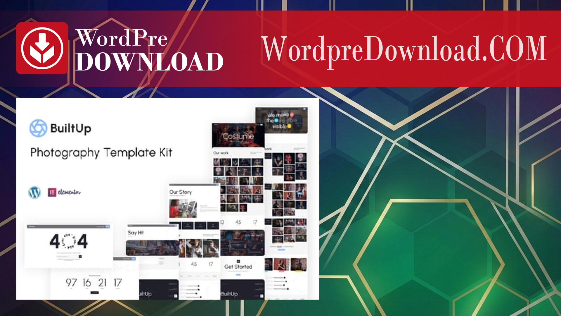 BuiltUp – Photography Template Kit – WordpreDownload.COM