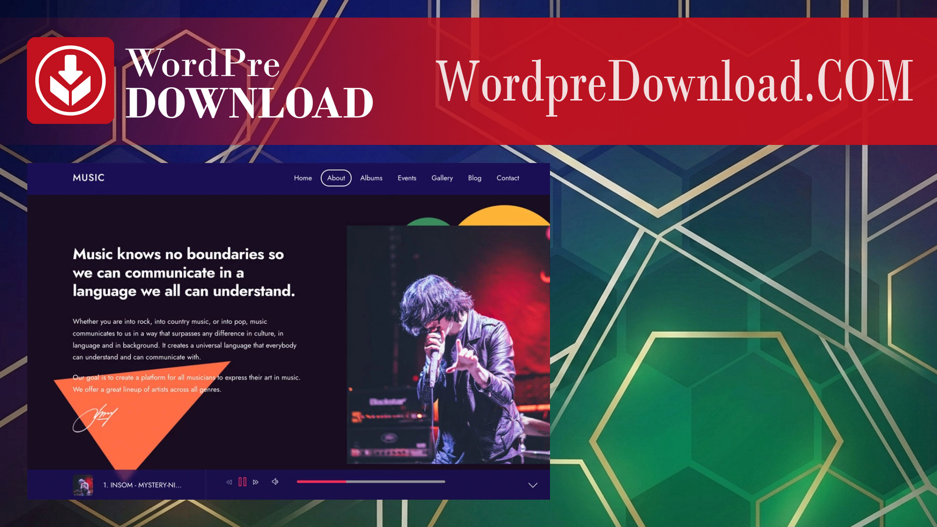 Themify Music WordPress Theme – WordpreDownload.COM