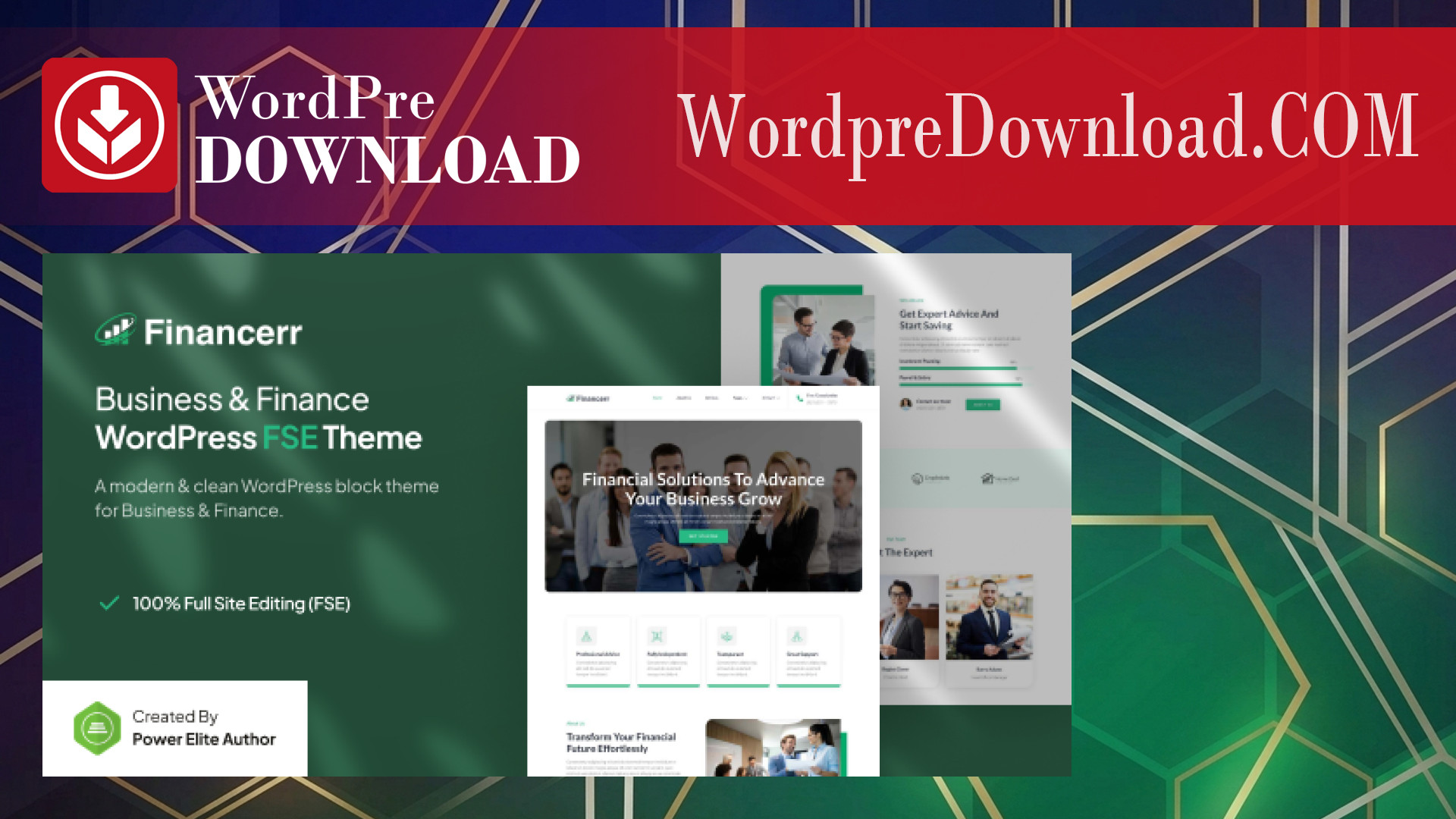 Financerr – Business And Finance FSE WordPress Theme - WordpreDownload.COM