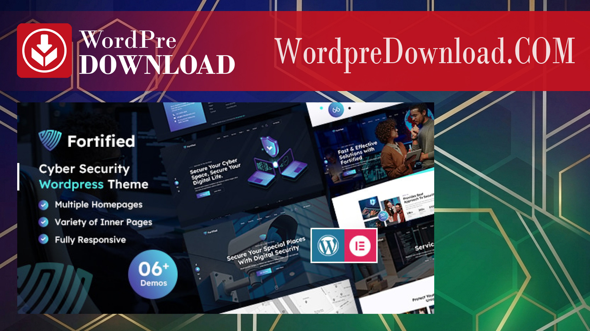 Fortified | IT and Cyber Security WordPress Theme – WordpreDownload.COM