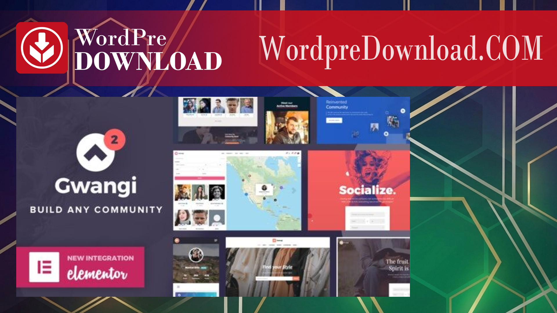 Gwangi – PRO Multi-Purpose Membership, Social Network & BuddyPress Community Theme – WordpreDownload.COM