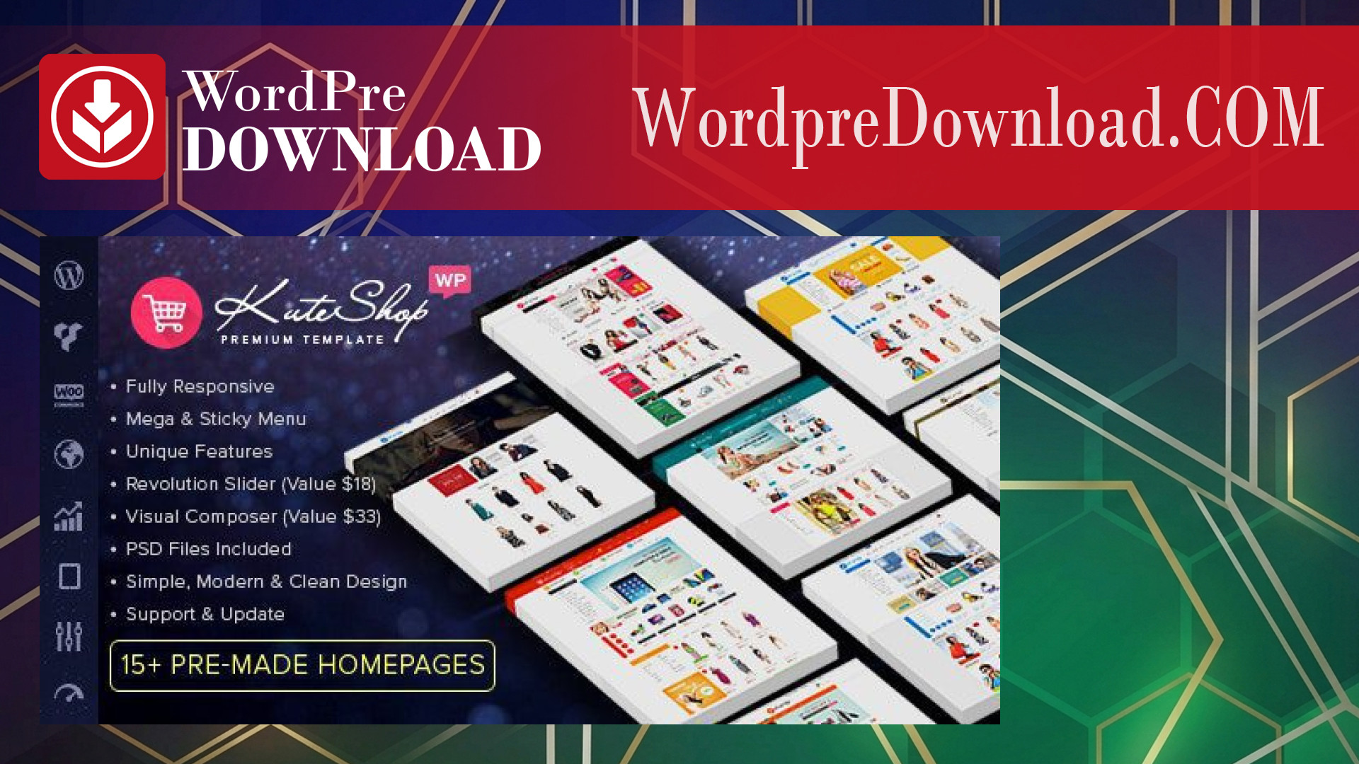 KuteShop – Multipurpose WooCommerce WordPress Theme (RTL Supported) – WordpreDownload.COM