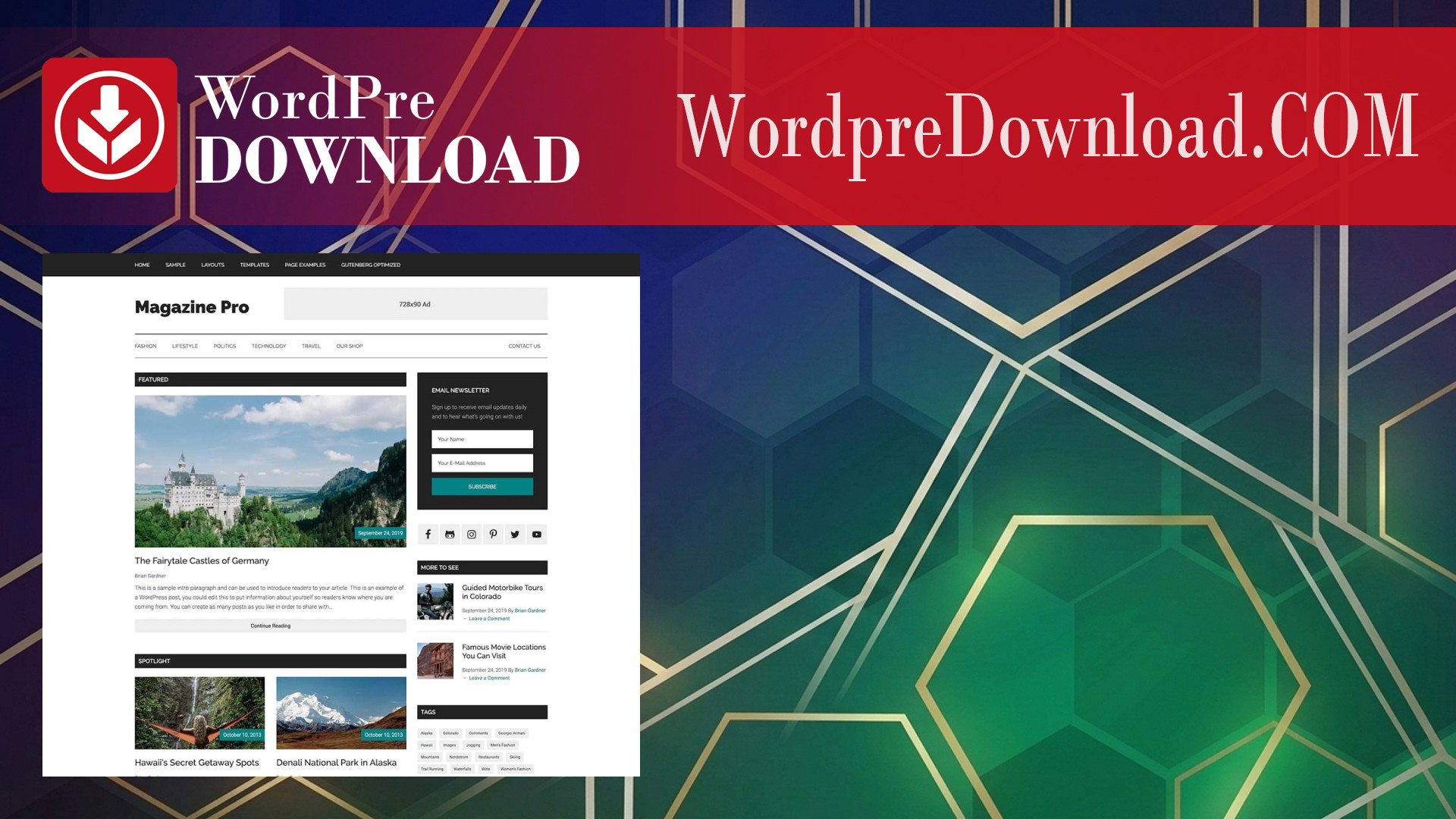 StudioPress Magazine Pro Genesis WordPress Theme – WordpreDownload.COM