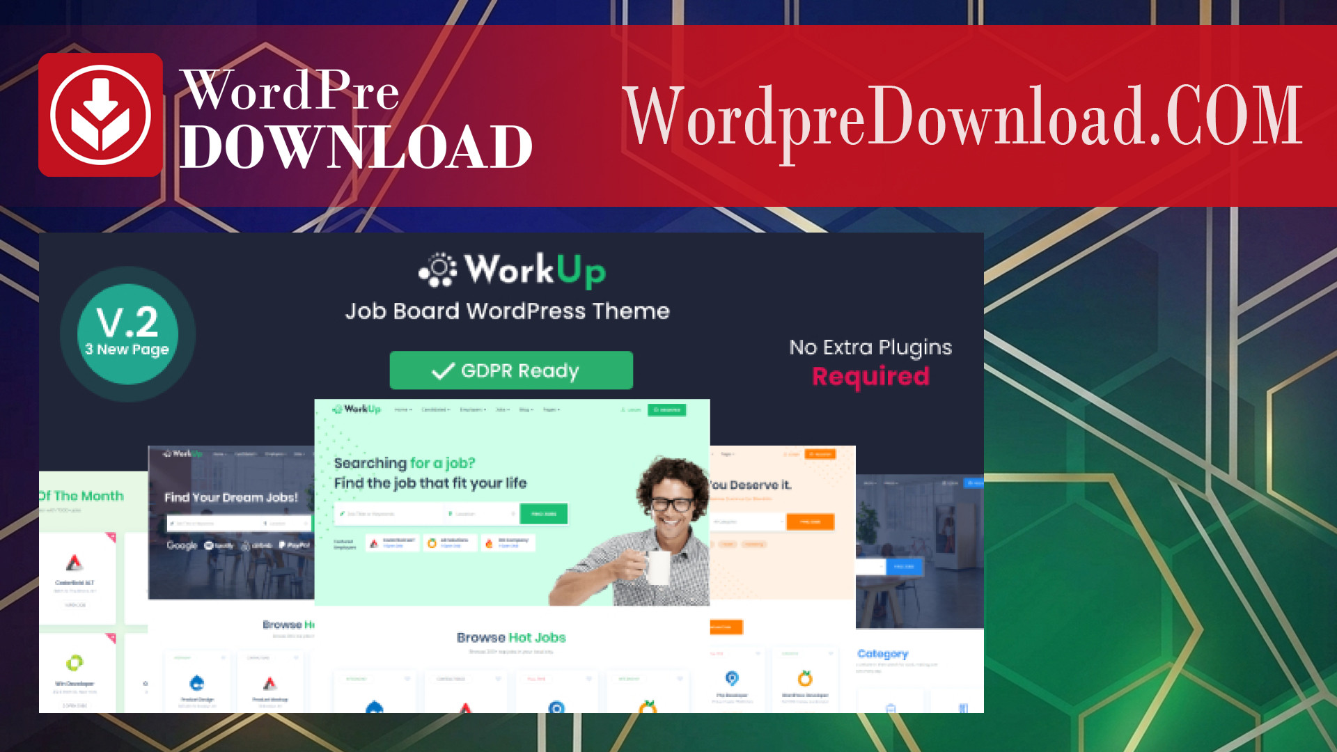 Workup – Job Board WordPress Theme – WordpreDownload.COM
