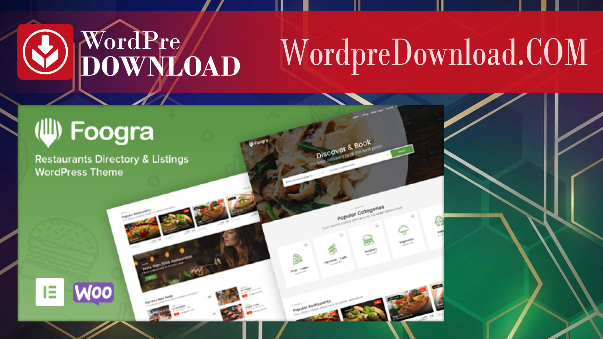 Foogra – Restaurants Listings WordPress Theme – WordpreDownload.COM
