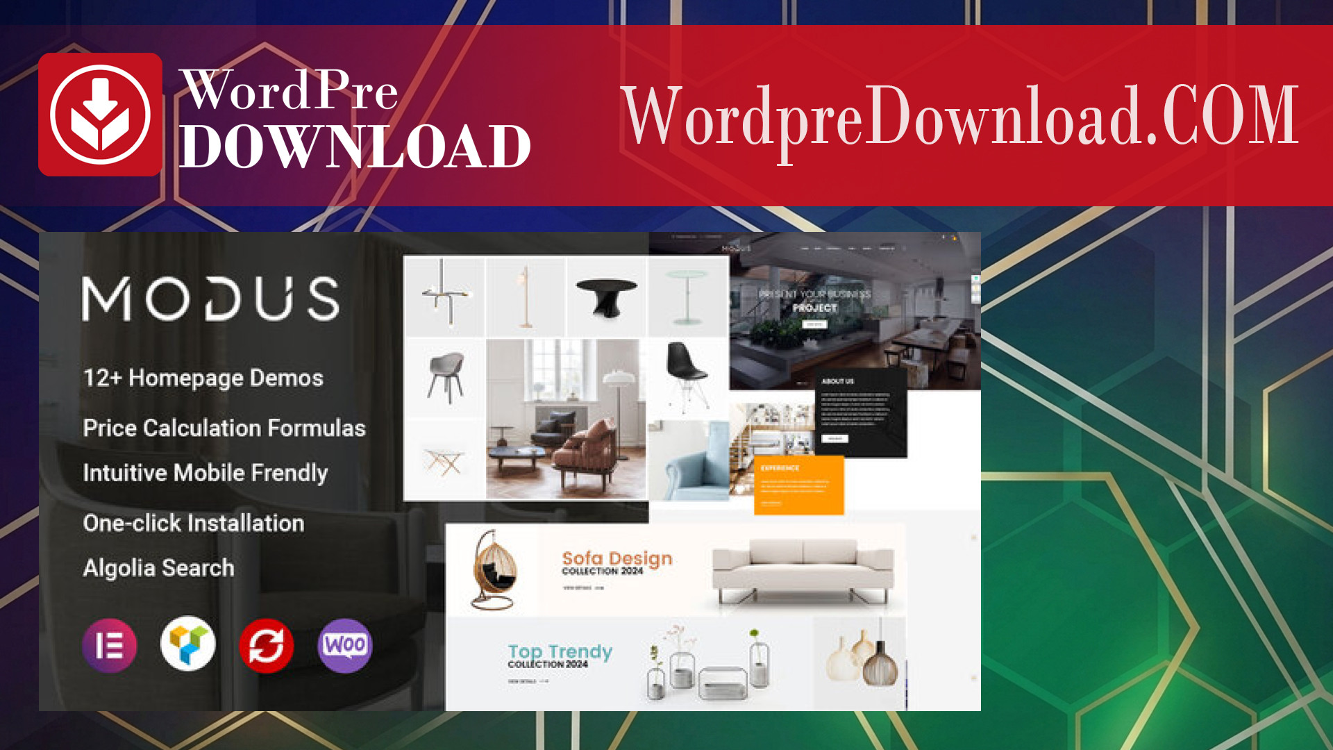 Modus – Modern Furniture WooCommerce Theme – WordpreDownload.COM