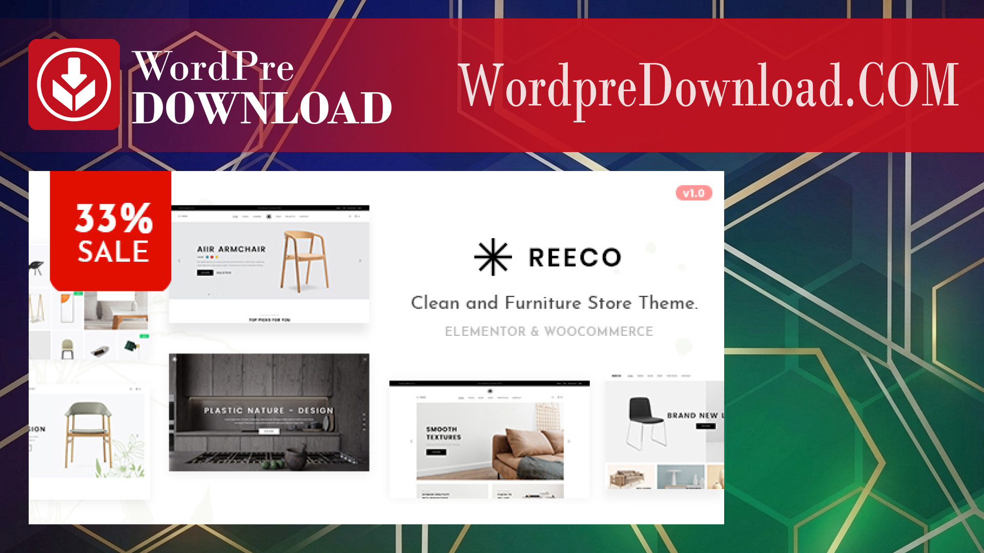 Reeco – Furniture WooCommerce WordPress Theme – WordpreDownload.COM