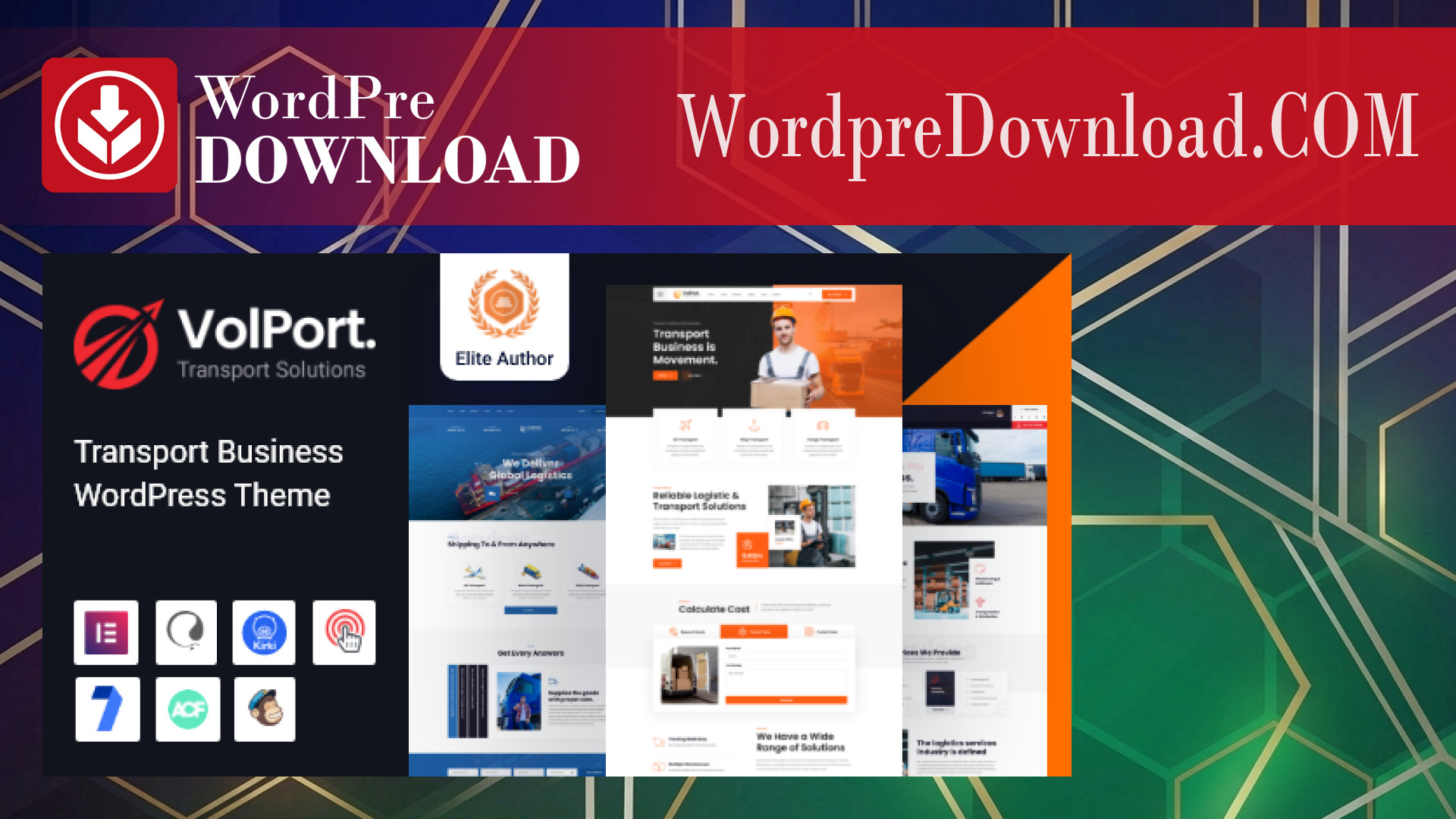 Volport – Logistics & Transport WordPress Theme – WordpreDownload.COM