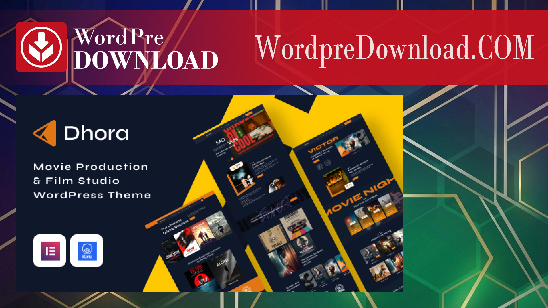 Dhora – Movie and Film Production WordPress Theme – WordpreDownload.COM