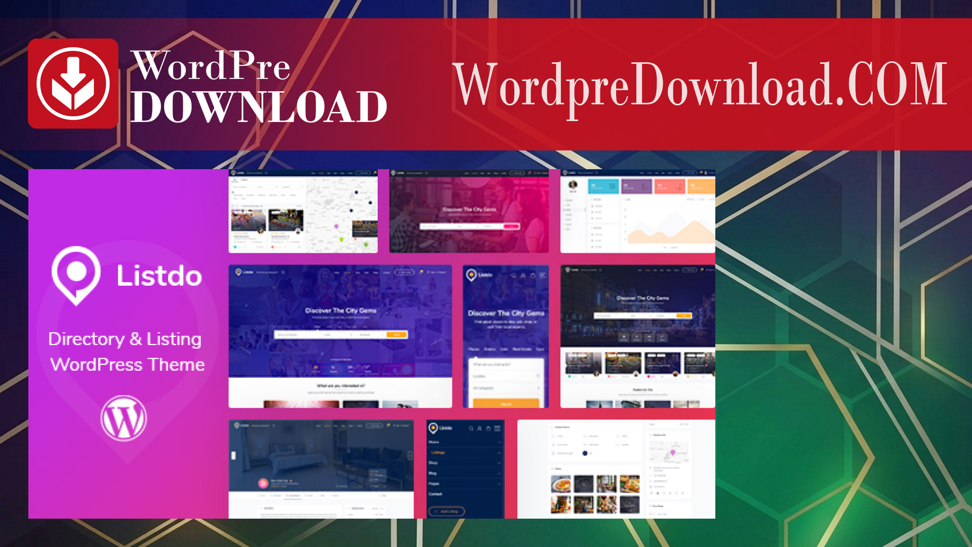 Listdo – Directory Listing WordPress Theme – WordpreDownload.COM