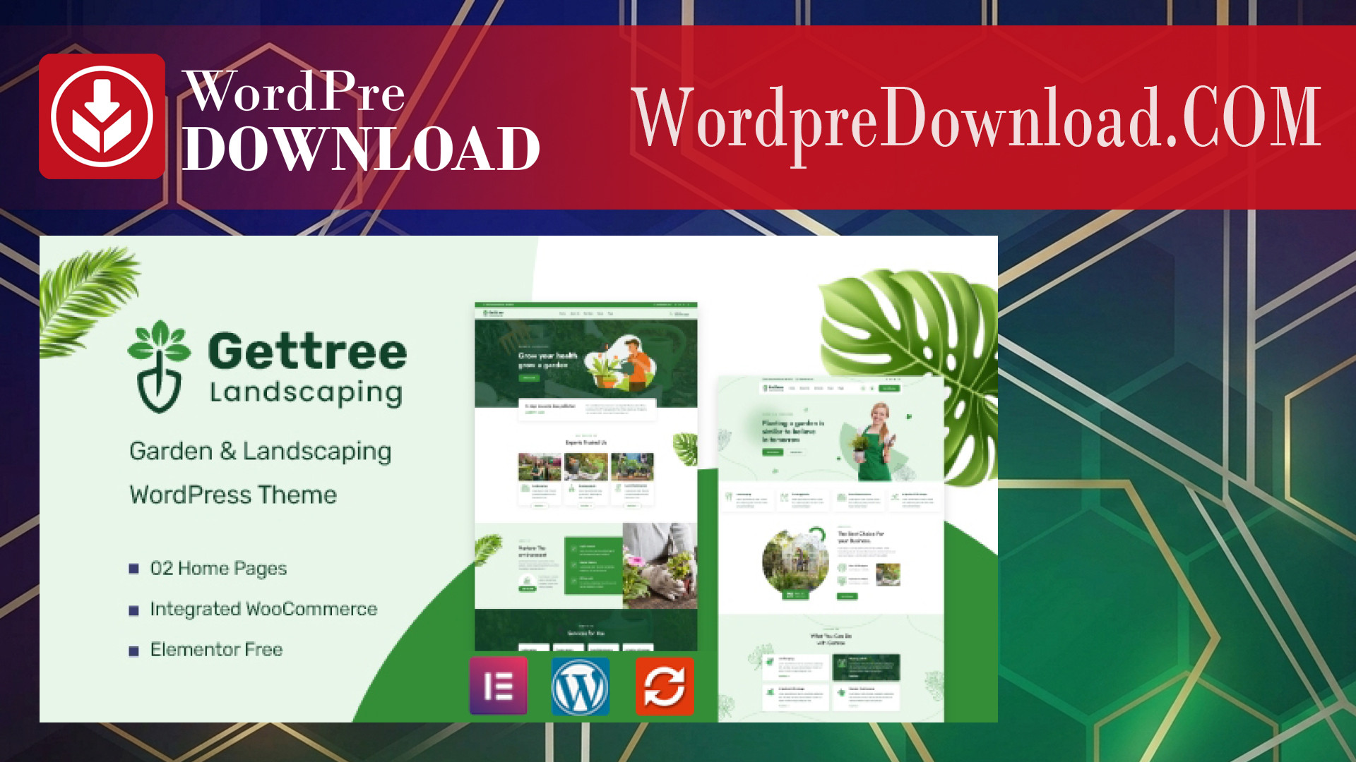 Gettree – Garden And Landscaping WordPress Theme - WordpreDownload.COM