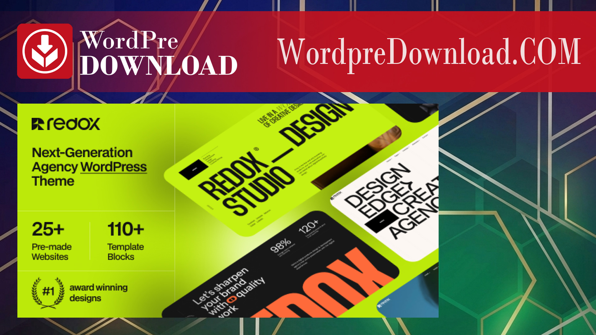 Redox – Creative Agency Portfolio WordPress Theme – WordpreDownload.COM