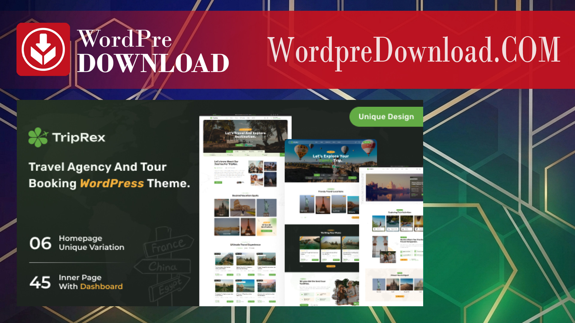 TripRex – Travel Agency and Tour Booking WordPress Theme – WordpreDownload.COM