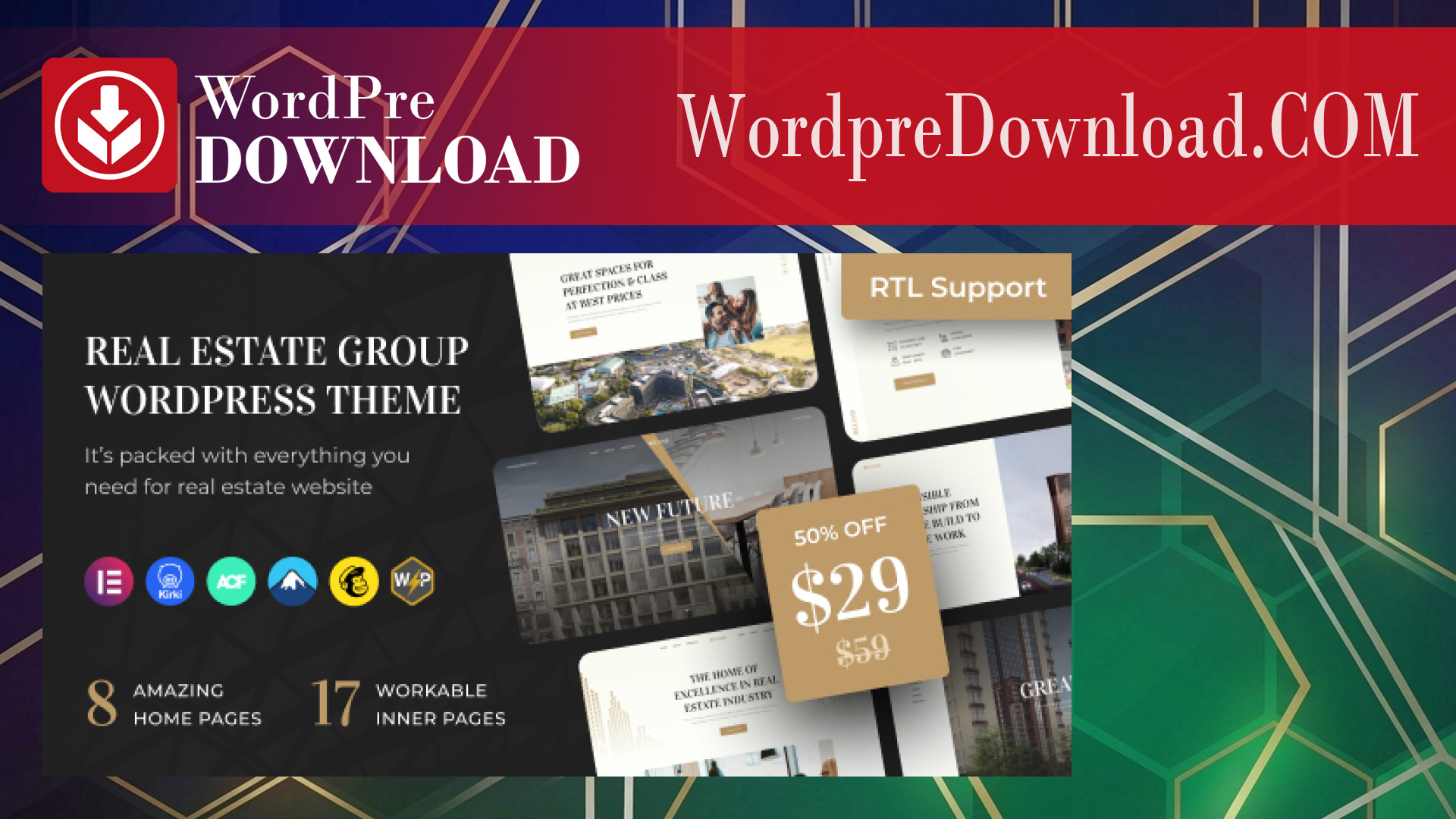 Reland – Real Estate Group WordPress Theme – WordpreDownload.COM