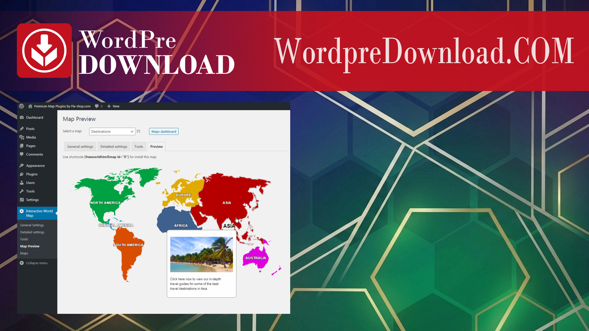 Super Interactive Maps – WordPress Plugin – WordpreDownload.COM
