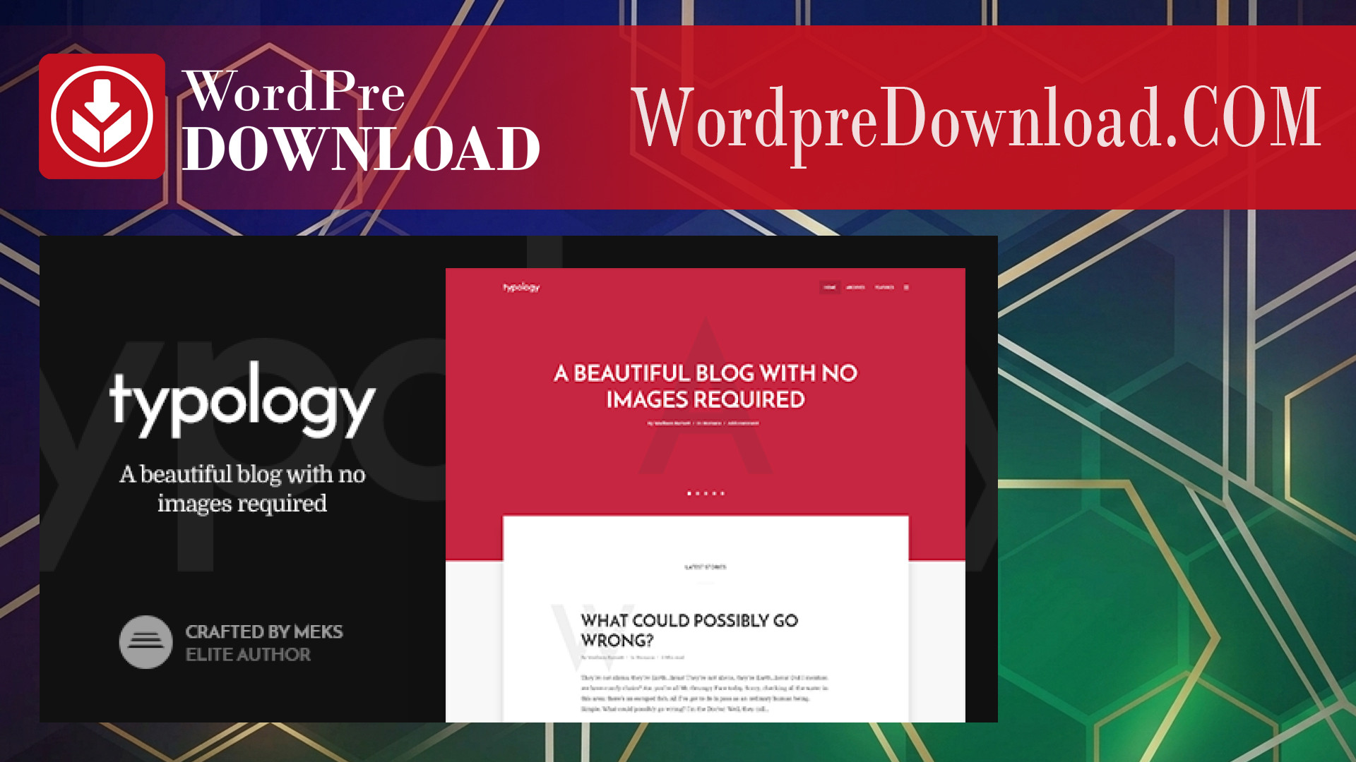 Typology Minimalist Blog & Text Based Theme – WordpreDownload.COM