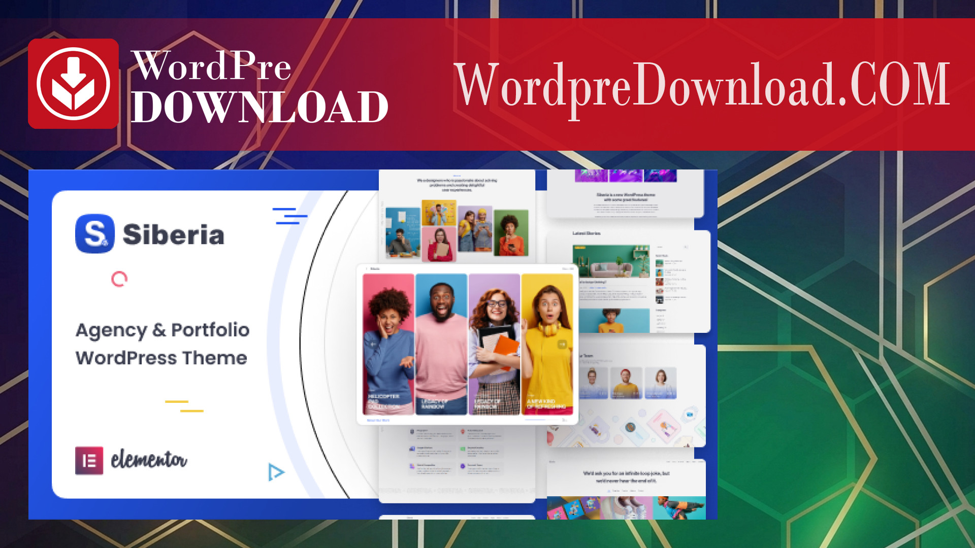 Siberia – Portfolio WordPress Theme – WordpreDownload.COM