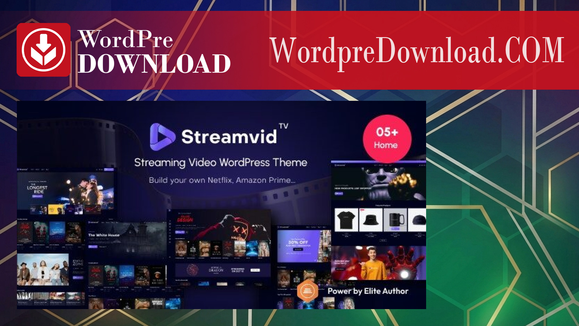 StreamVid – Video Streaming WordPress Theme – WordpreDownload.COM