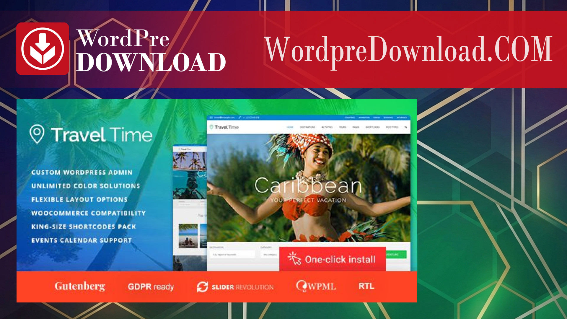 Travel Time – Tour and Hotel WordPress Theme – WordpreDownload.COM