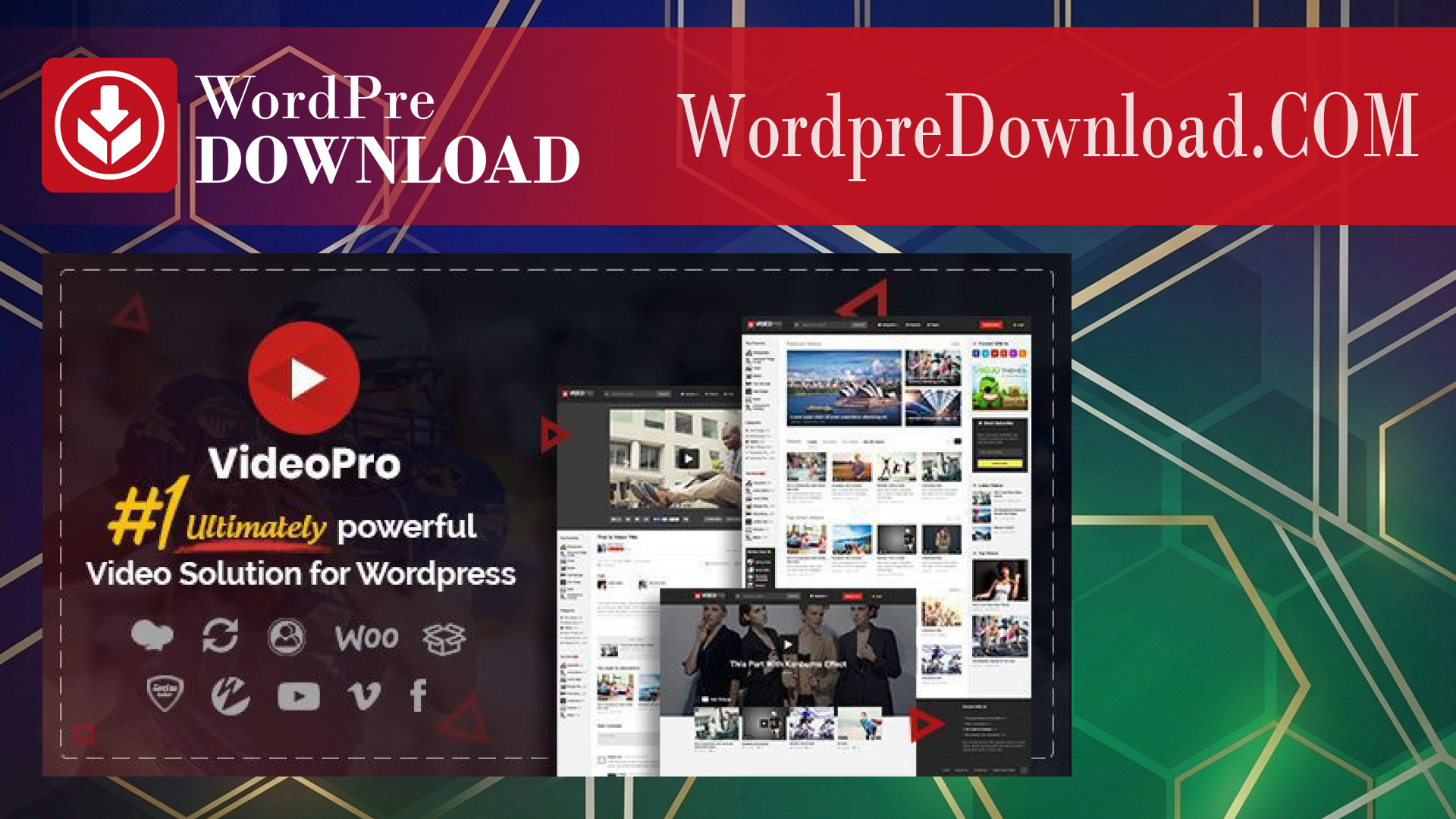 VideoPro – Video WordPress Theme – WordpreDownload.COM