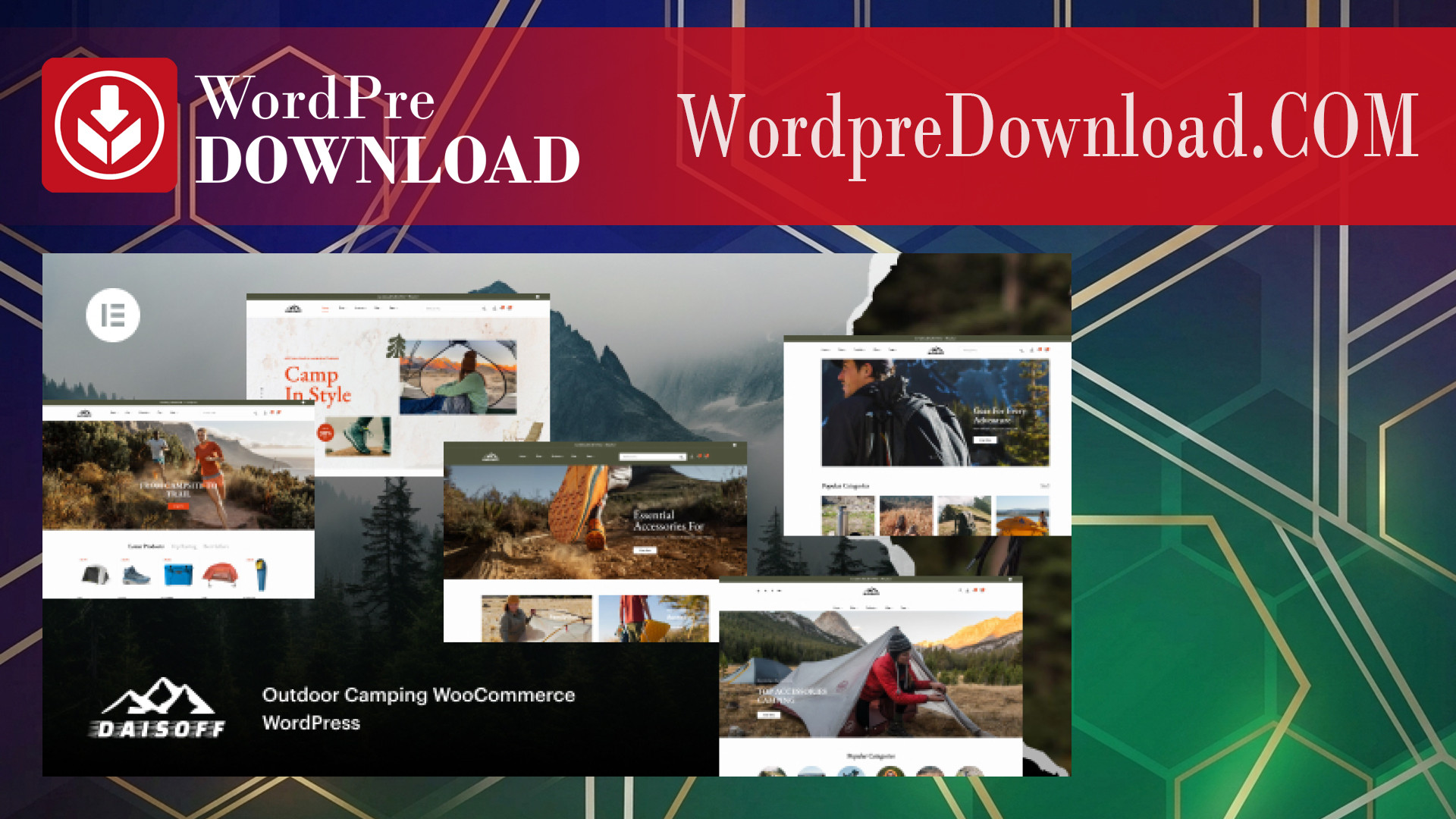 Daisoff - Outdoor Camping WooCommerce WordPress Theme - WordpreDownload.COM
