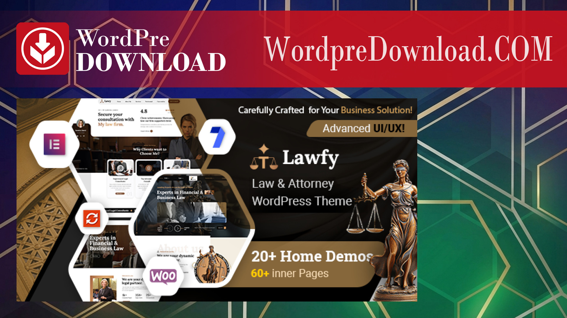 Lawfy - Law And Attorney WordPress Theme - WordpreDownload.COM