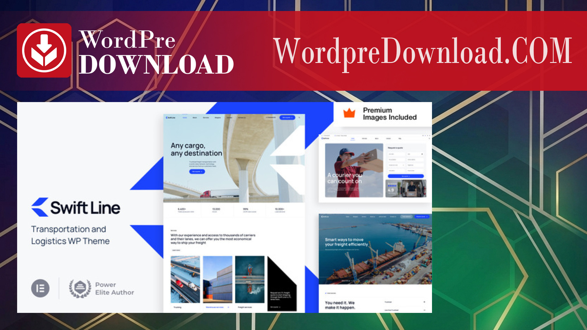 SwiftLine – Transportation Logistics WordPress Theme - WordpreDownload.COM