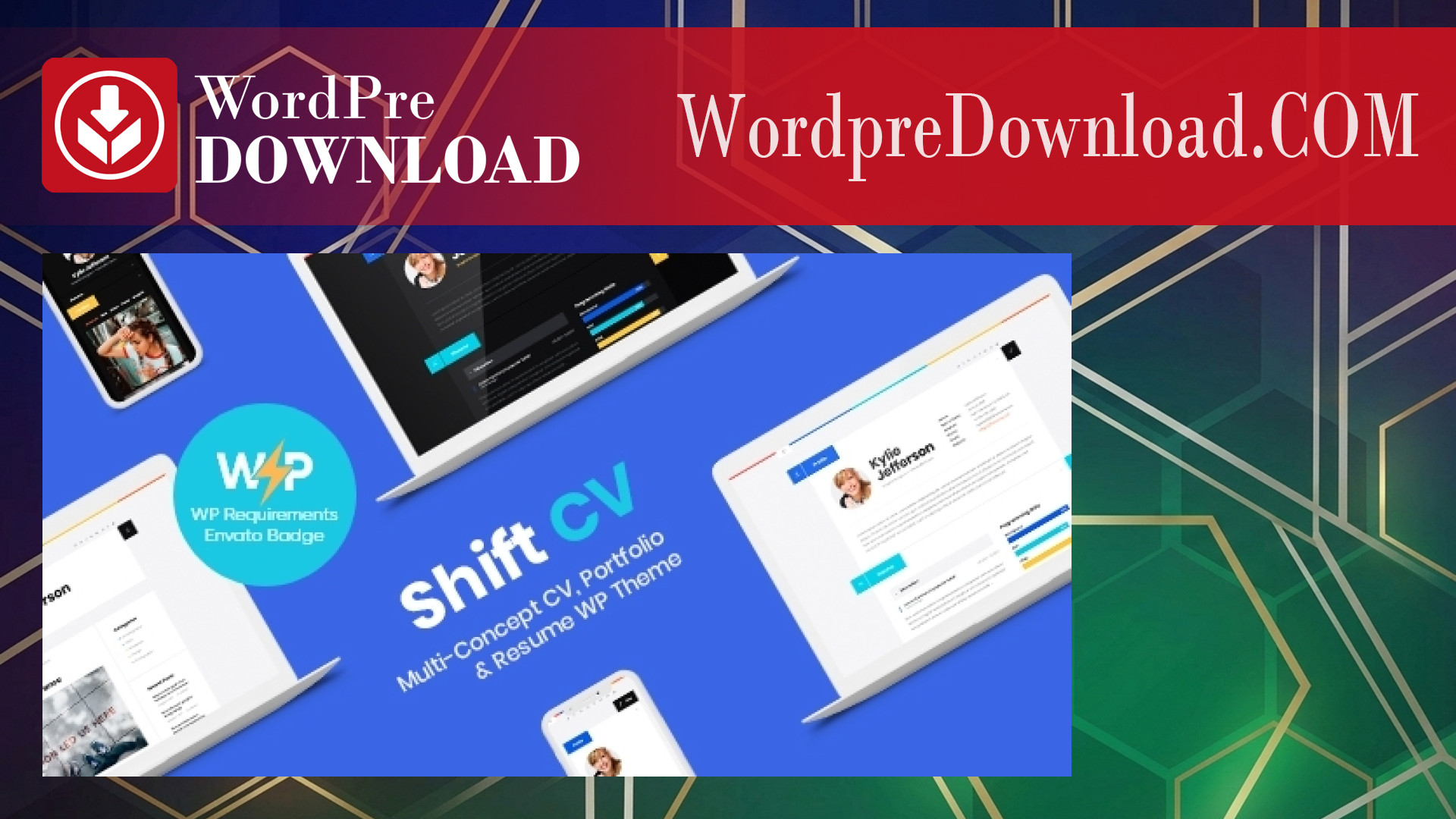 ShiftCV - Blog Resume Portfolio WordPress - WordpreDownload.COM