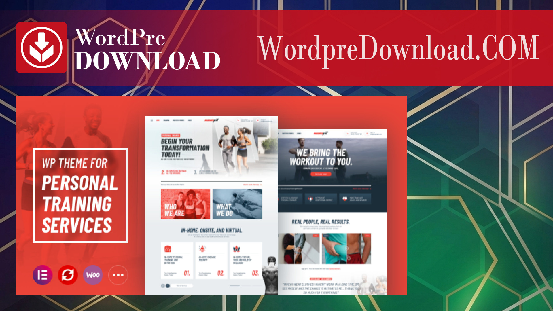 NanoFit – WP Theme For Personal Training Services - WordpreDownload.COM
