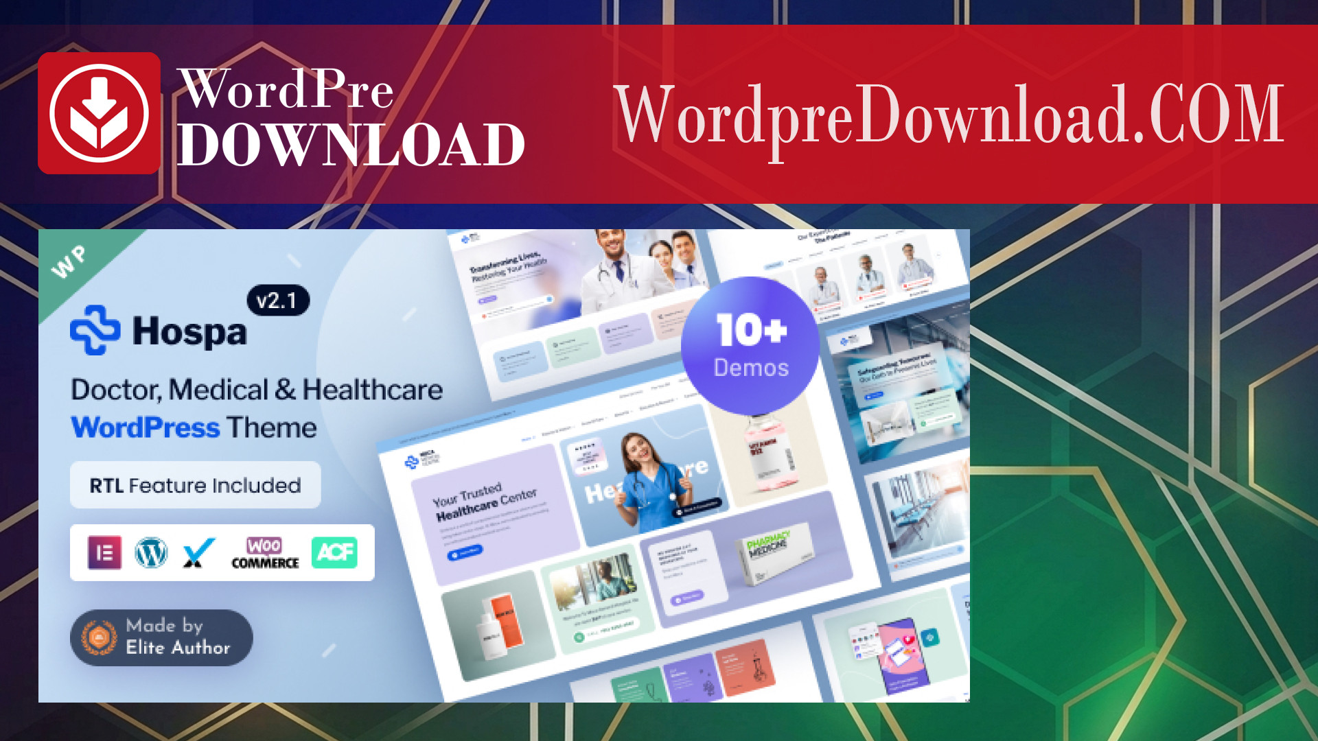 Hospa - Medical Clinic And Hospital Elementor WordPress Theme - WordpreDownload.COM
