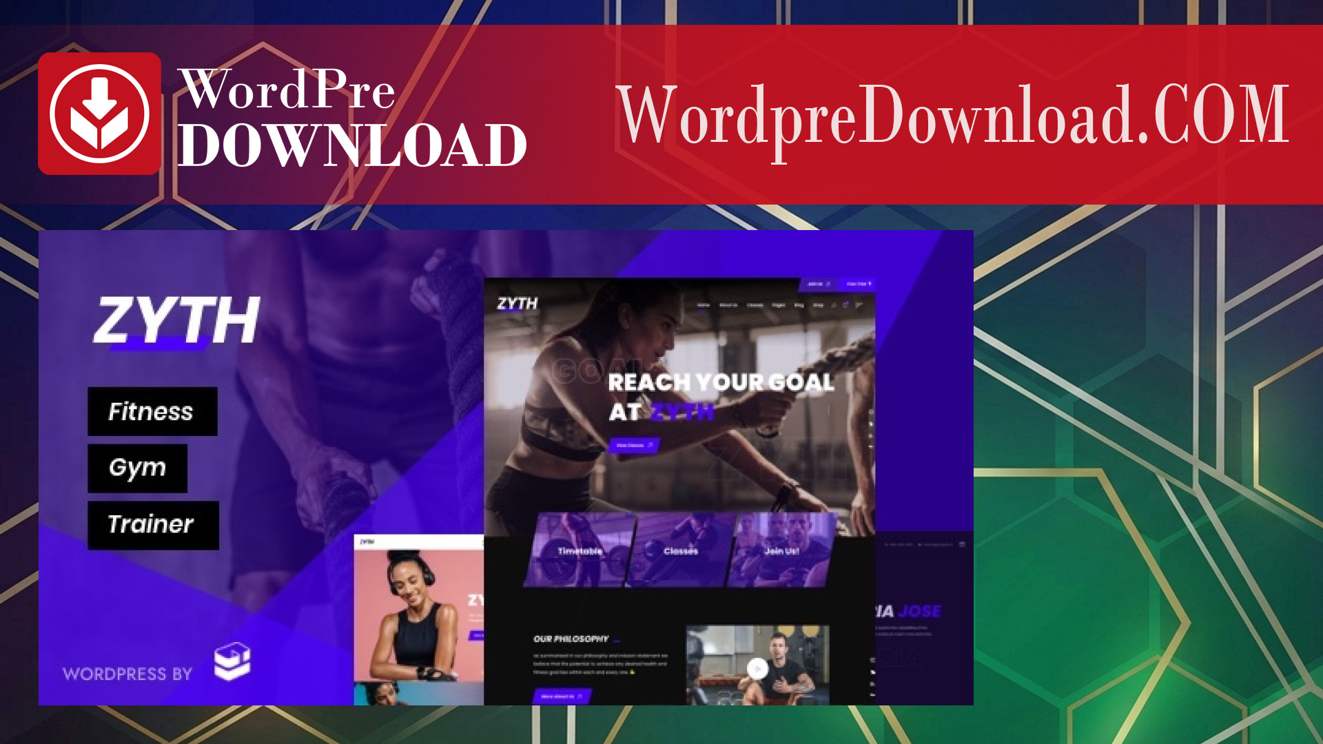 Zyth - Fitness Gym WordPress - WordpreDownload.COM