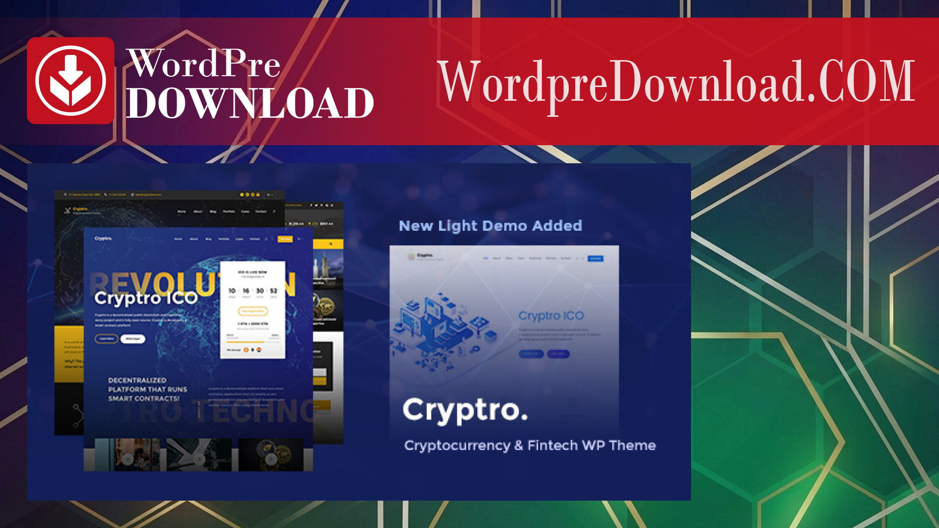 Cryptro - Cryptocurrency, Blockchain , Bitcoin & Financial Technology WordPress Theme - WordpreDownload.COM