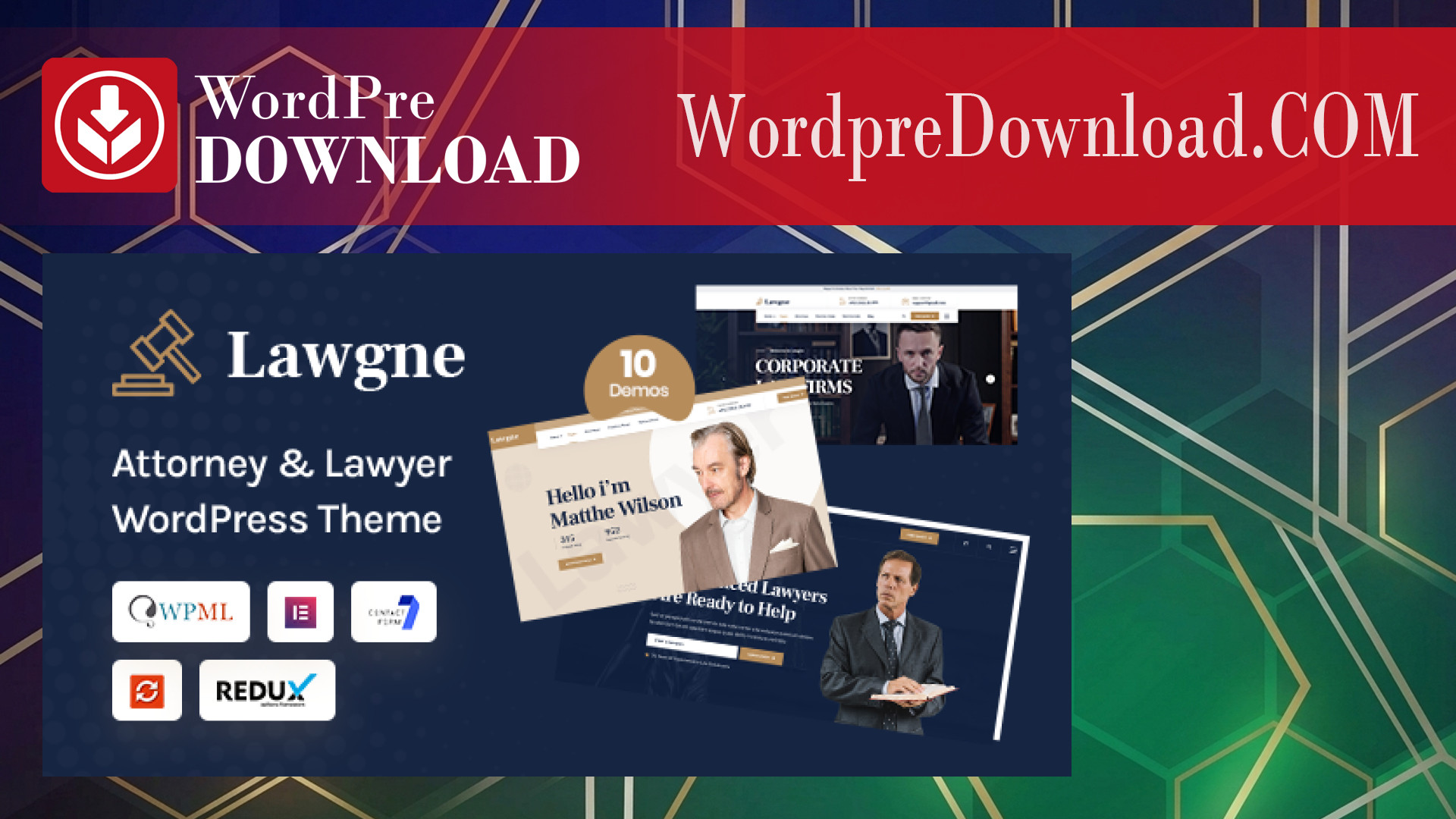 Lawgne - Law And Lawyer WordPress Theme - WordpreDownload.COM