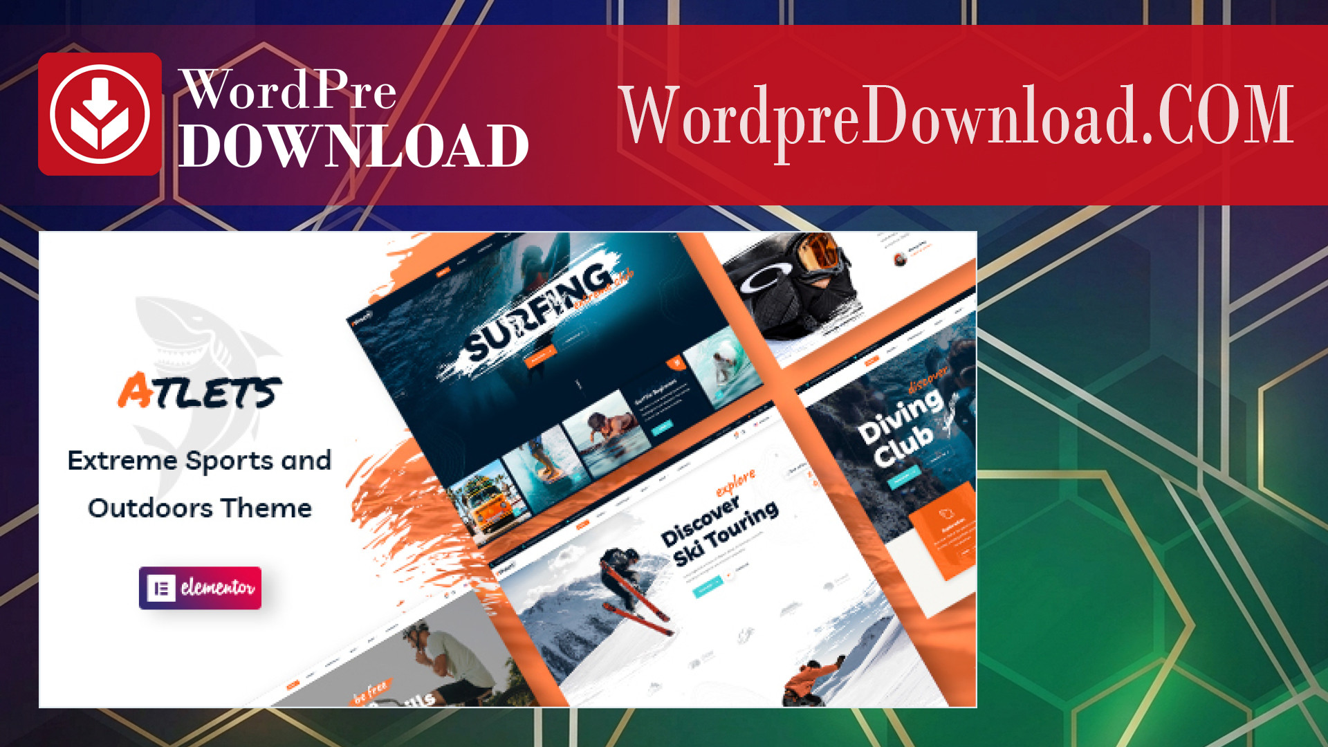Atlets - Extreme And Outdoors WordPress Theme - WordpreDownload.COM