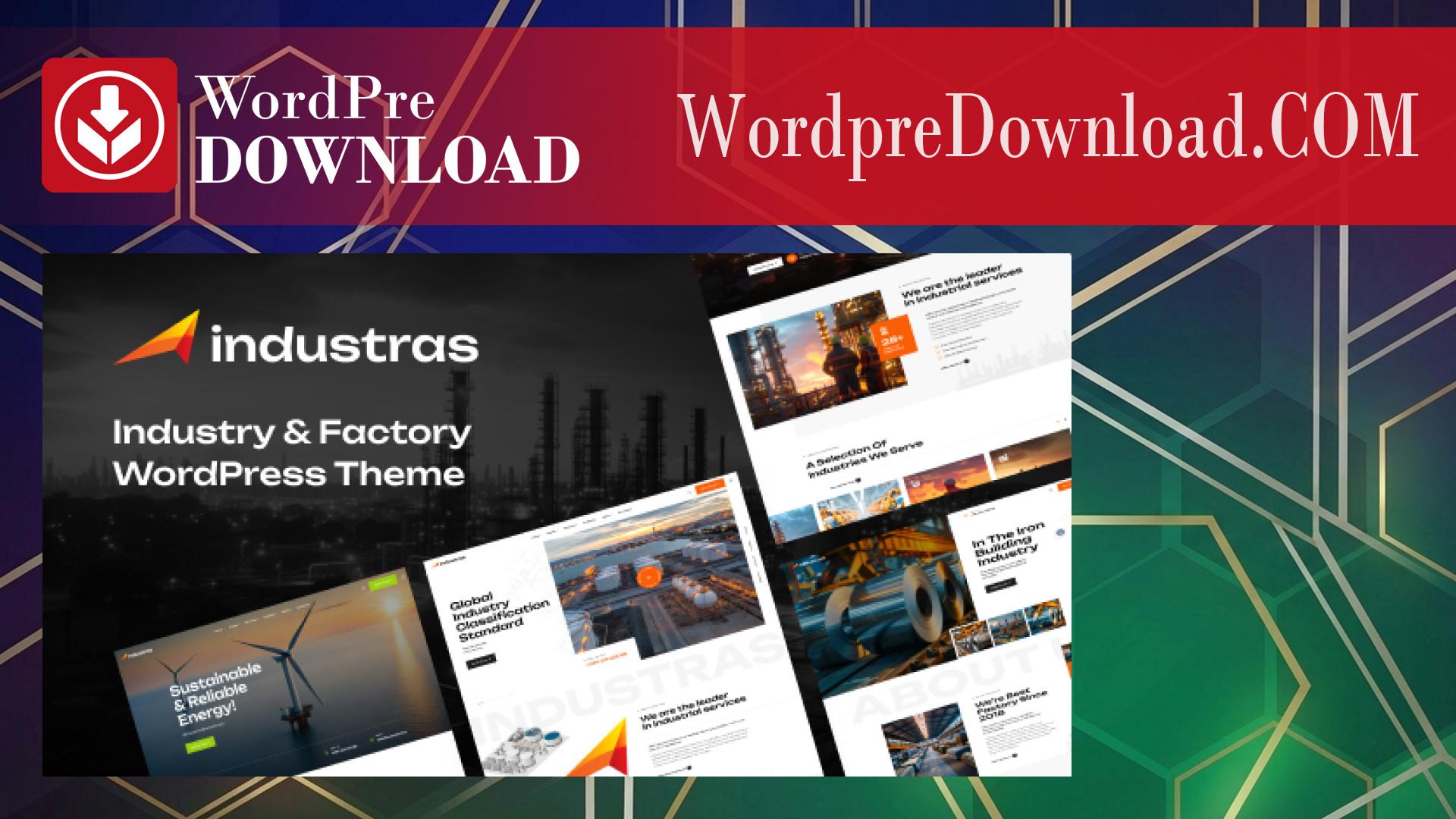 Industras - Industry And Factory WordPress Theme - WordpreDownload.COM