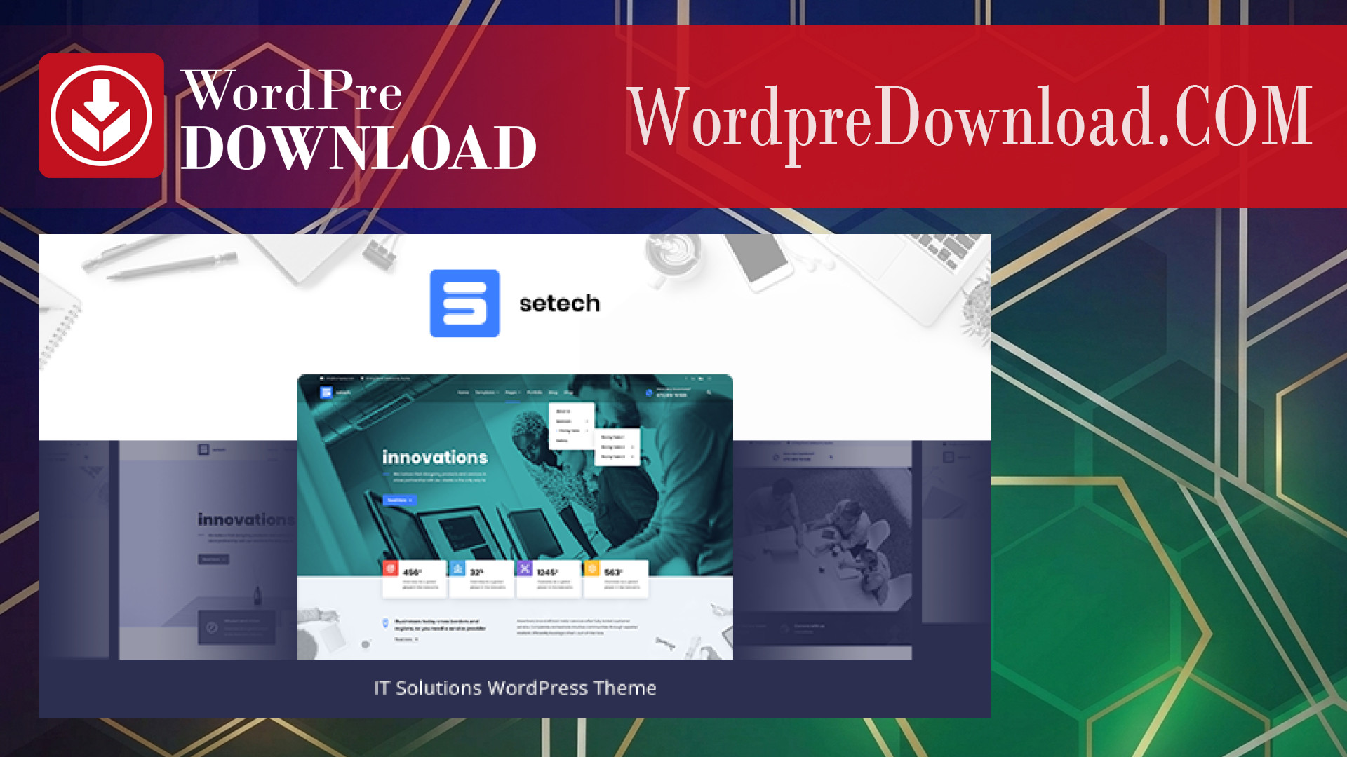 Setech - IT Services And Solutions WordPress Theme - WordpreDownload.COM