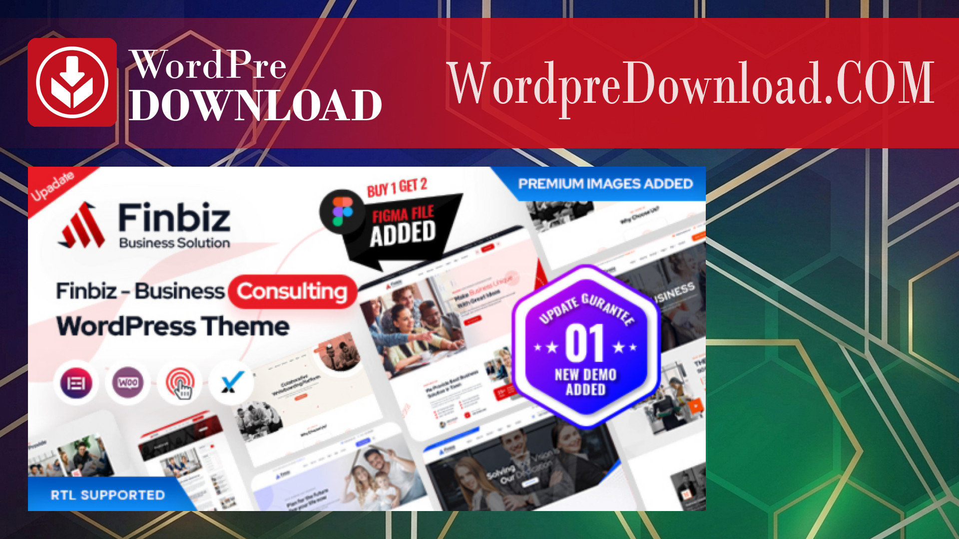 Finbiz – Consulting Business WordPress Theme - WordpreDownload.COM