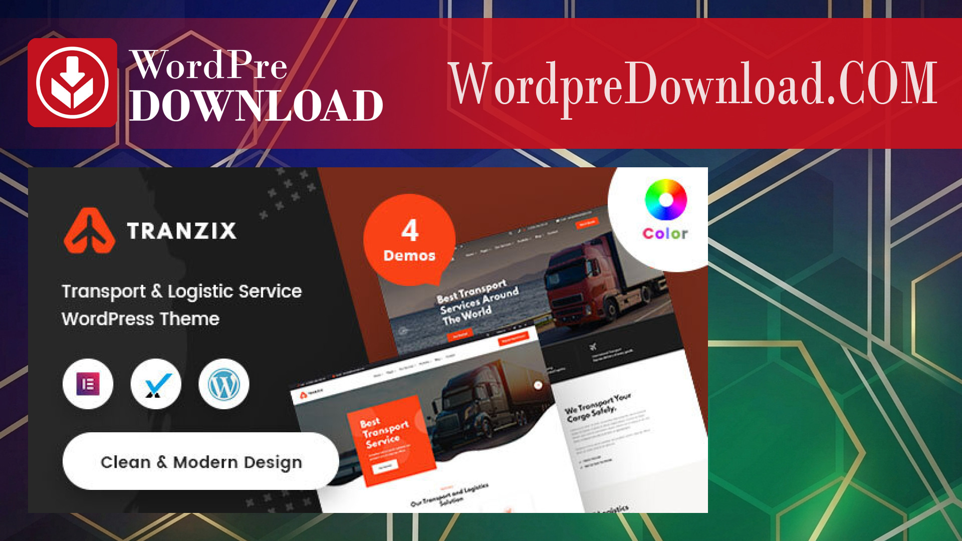 Tranzix - Logistics And Transportation WordPress Theme - WordpreDownload.COM